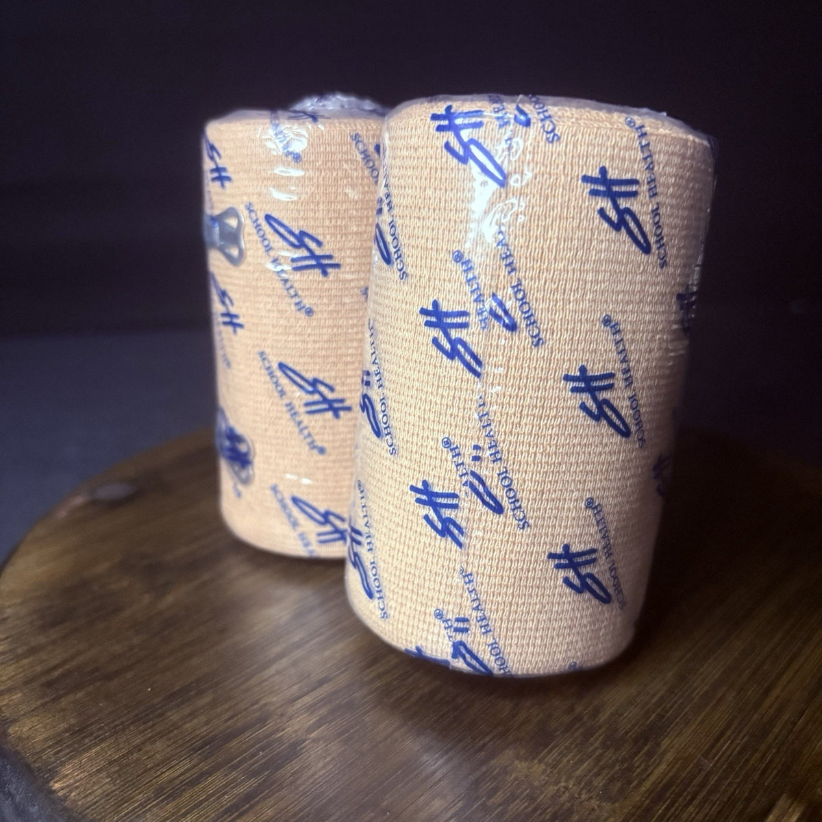 School Health Elastic Bandage Wrap Size 4" with clips Sealed 2 Pack