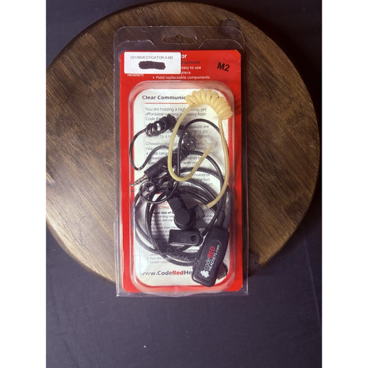 Code Red Investigator M2 Pack Silent Listen Only Radio Earpiece Value Pack