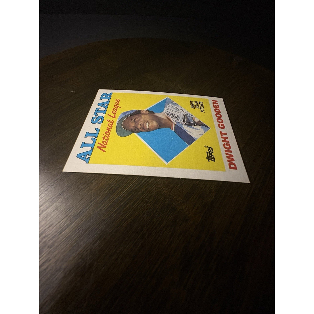 1988 Topps All Star 405 Dwight Gooden Error White on “R” + Extra Card High Grade
