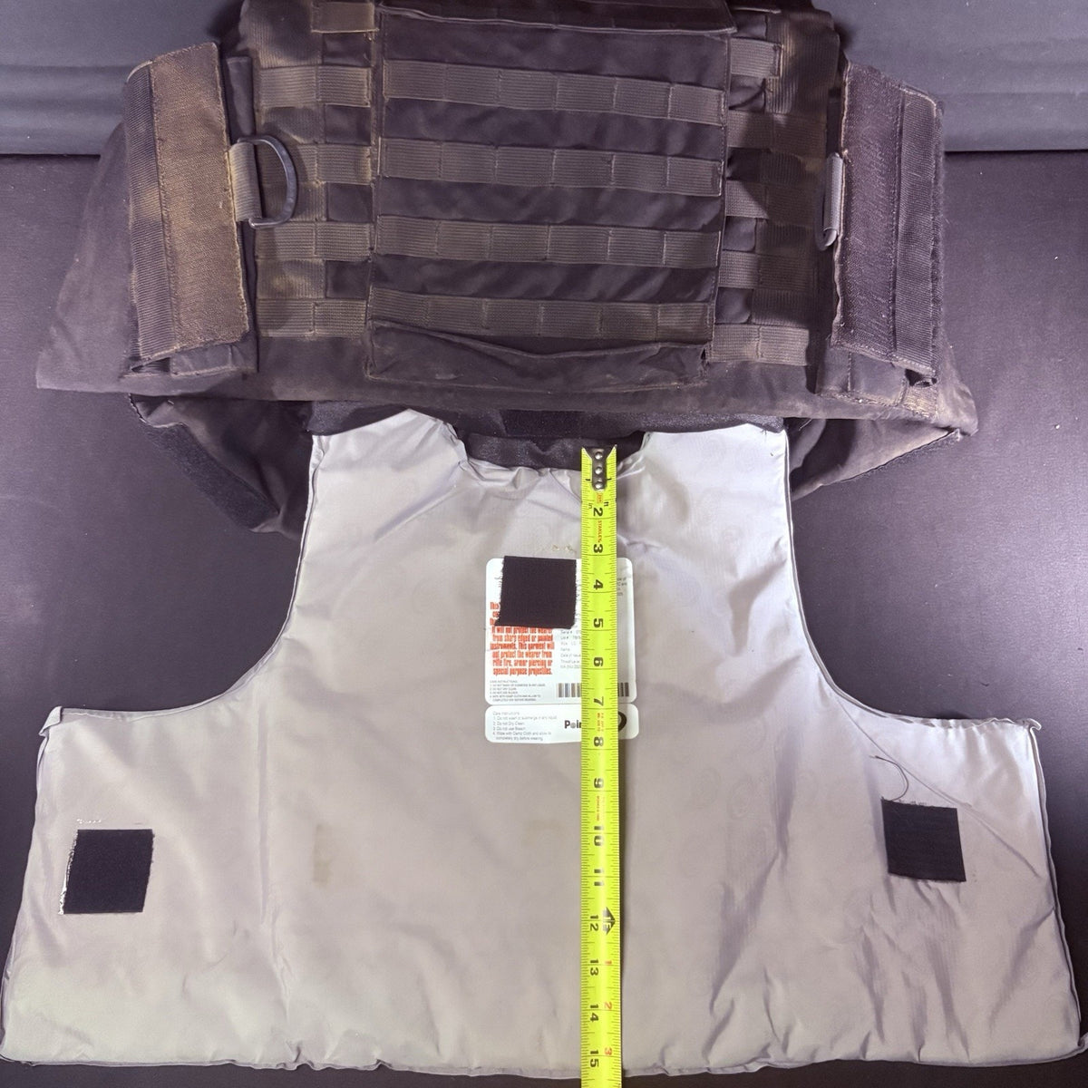 PB Ballistic 3A Tactical Carrier Size Large VXIIIA Bulletproof Soft Body Armor