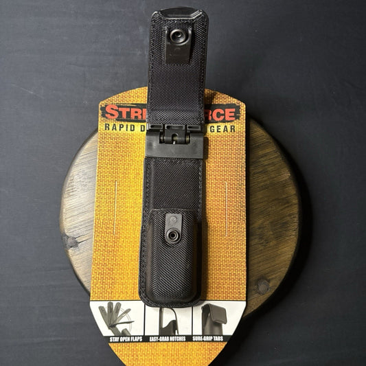 Rapid Deployment 9mm Magazine Pouch Spring Loaded Closure .40, .357