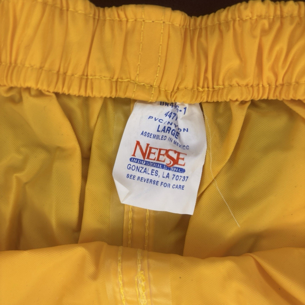 Neese Rain Pant Size Large Adjustable Safety Duty Water Pants 475PT
