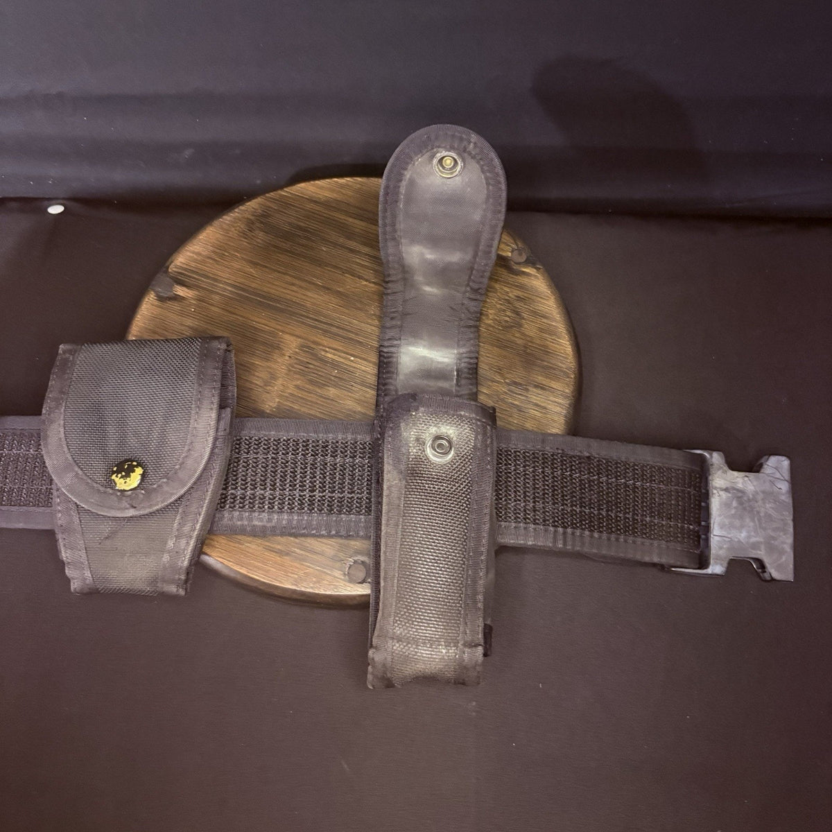 Bianchi Nylon Duty Belt 34"- 40" w/Radio Case, ASP Baton Holster, Handcuff Pouch