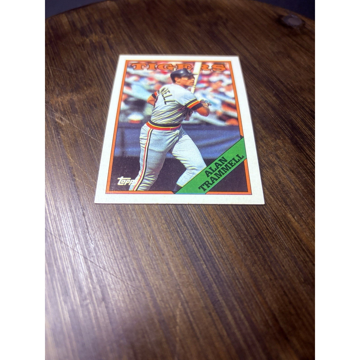 1988 Topps Alan Trammell Baseball Card #320 Tigers HOF High Grade See Photos