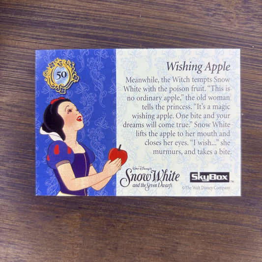 1993 Disney Snow White Skybox Trading Card #50 "Wishing Apple" High Grade