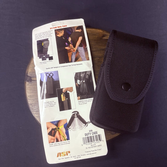 ASP Tri-Fold Case Carrier 6205 Holds 3 Disposable Restraints Ballistic Nylon