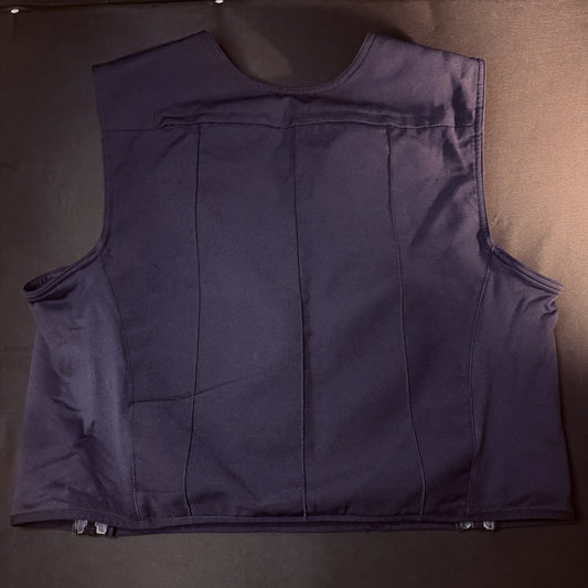 Blauer Body Shield Plate Carrier Vest Size Medium Tall Dark Navy w/Pockets 8470