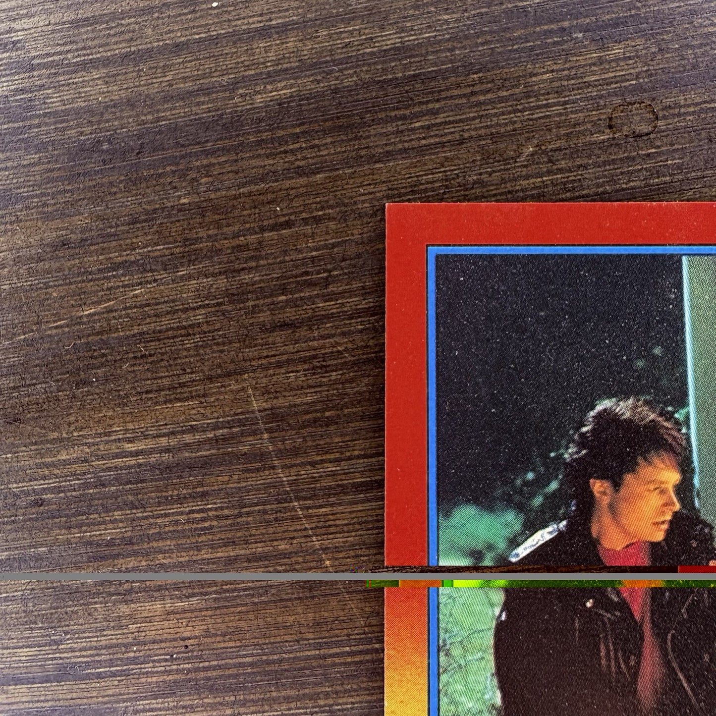 1989 Back To The Future #72 Topps Trading Card "Burning The Almanac"5