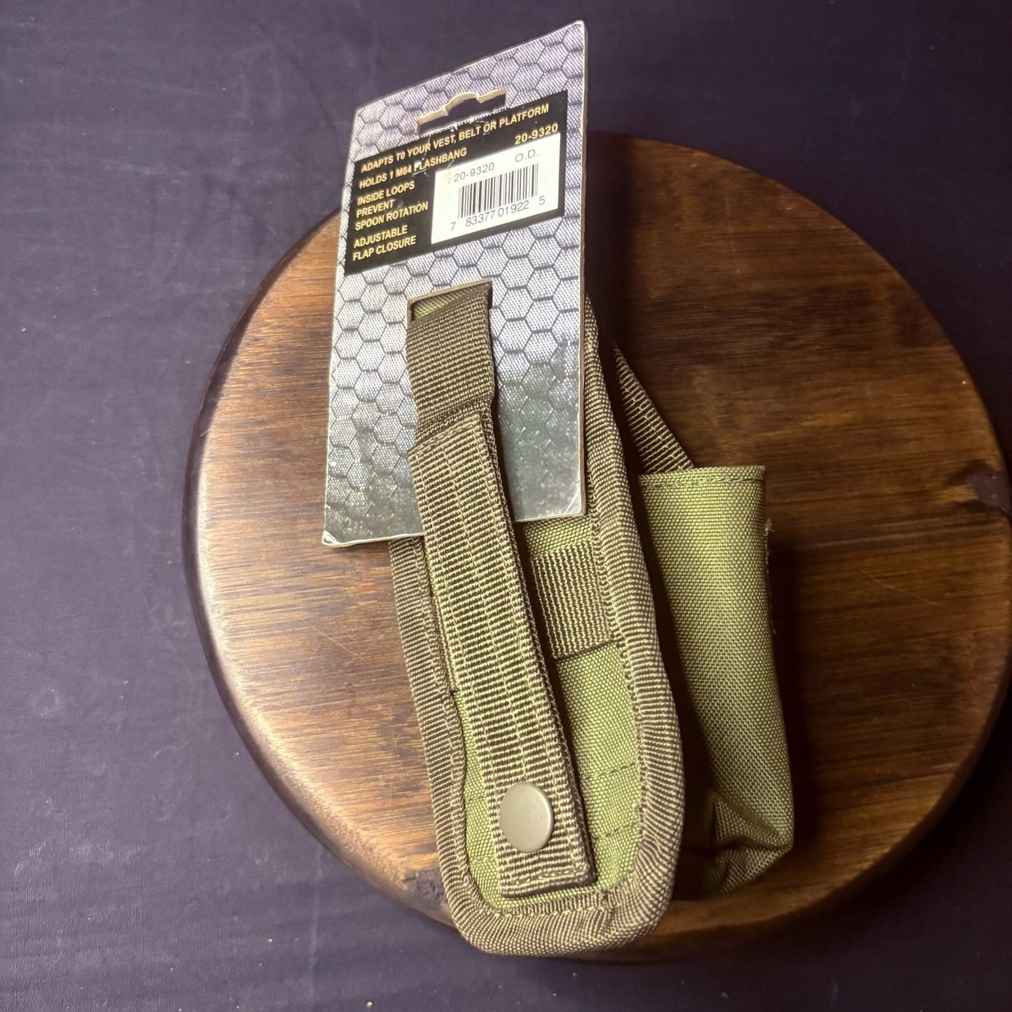 Voodoo Tactical M84 FlashBang Pouch Green Nylon W/Clip9