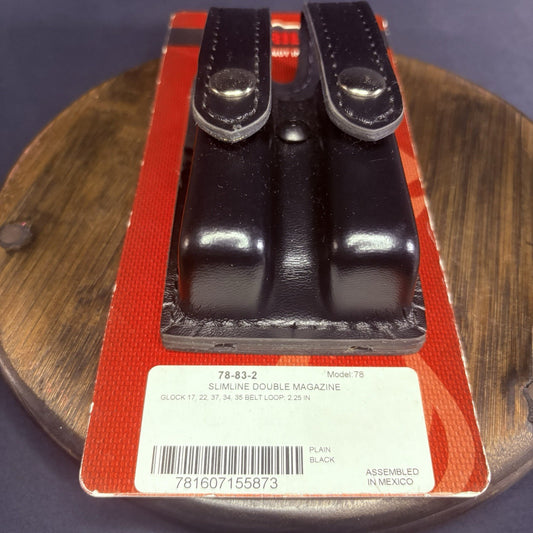 Safariland 78 Slimline Double Magazine Pouch For Glock 17, 22, 34, 35, 371