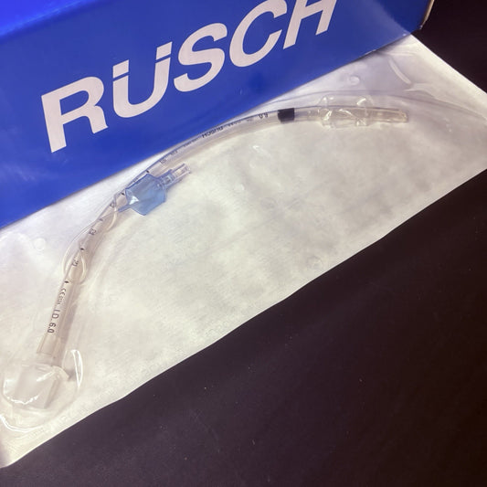 Rusch Box Of 10 Sterile Endotracheal Tube 6.0 mm w/Cuff Individually Packaged1