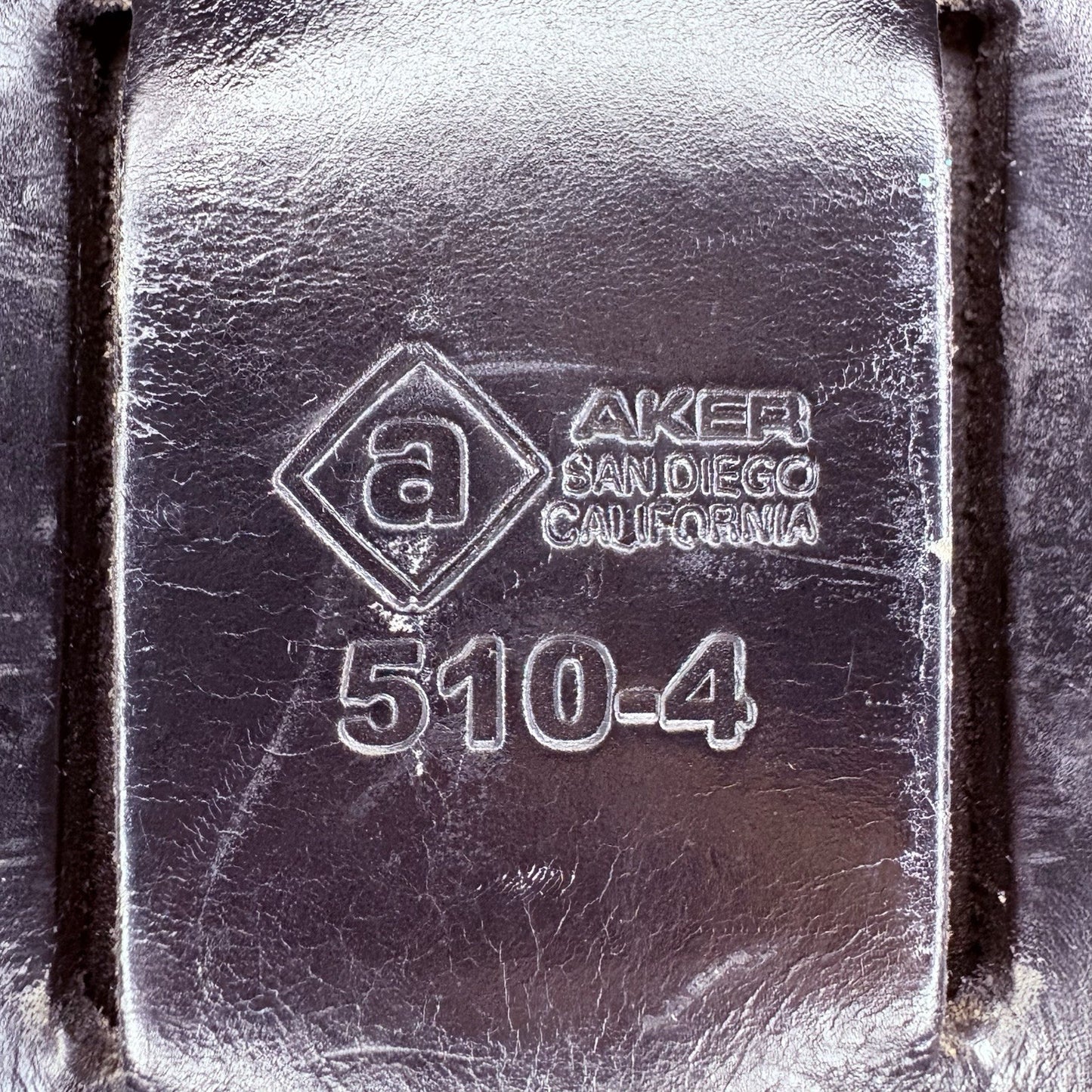 AKER 510-4 Double Magazine Carrier Pouch Double Stack .45 Basket Weave Leather7
