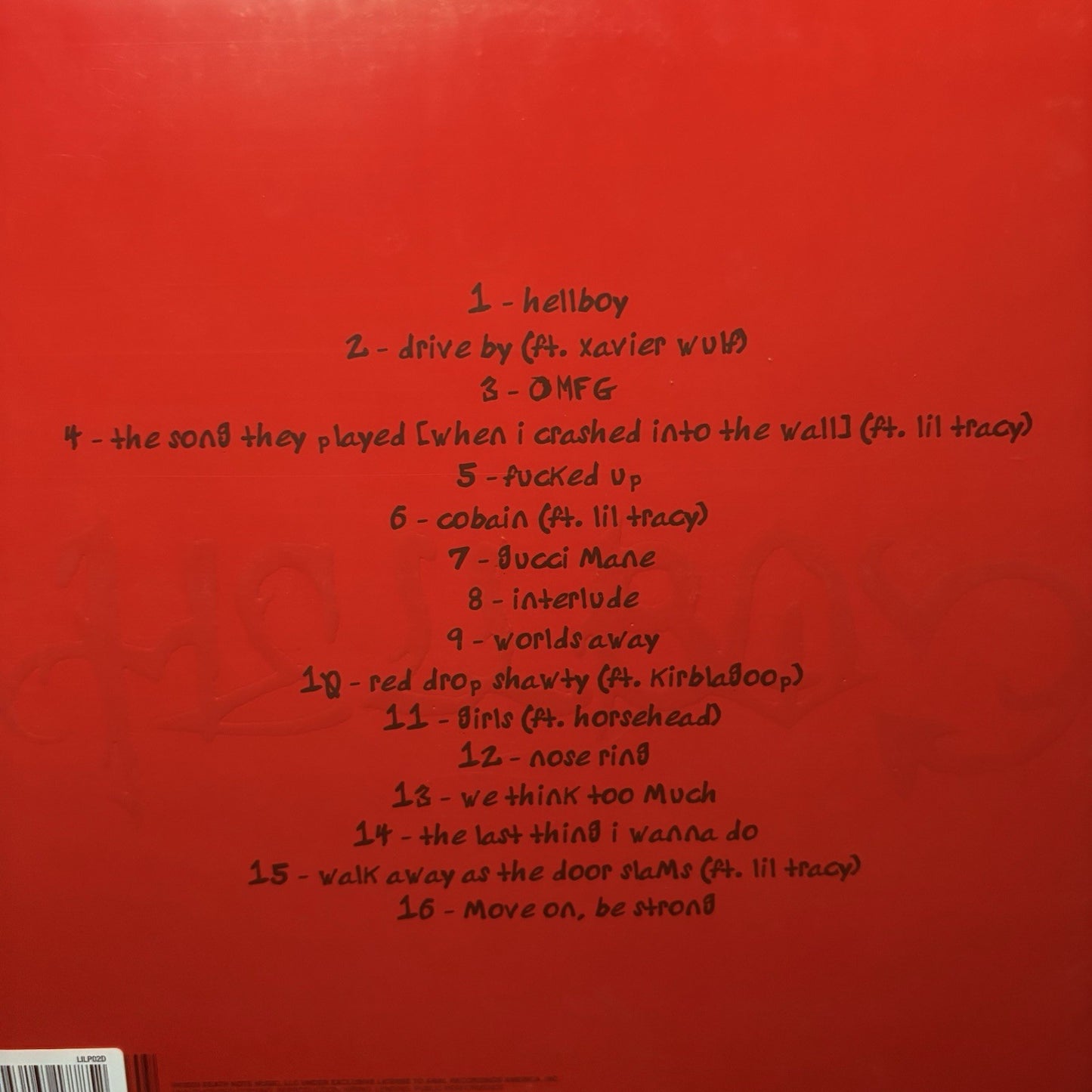 Lil Peep - Hellboy Mixtape 2 x LP COLORED VINYL ALBUM NEW RECORD cut at 45 rpm12