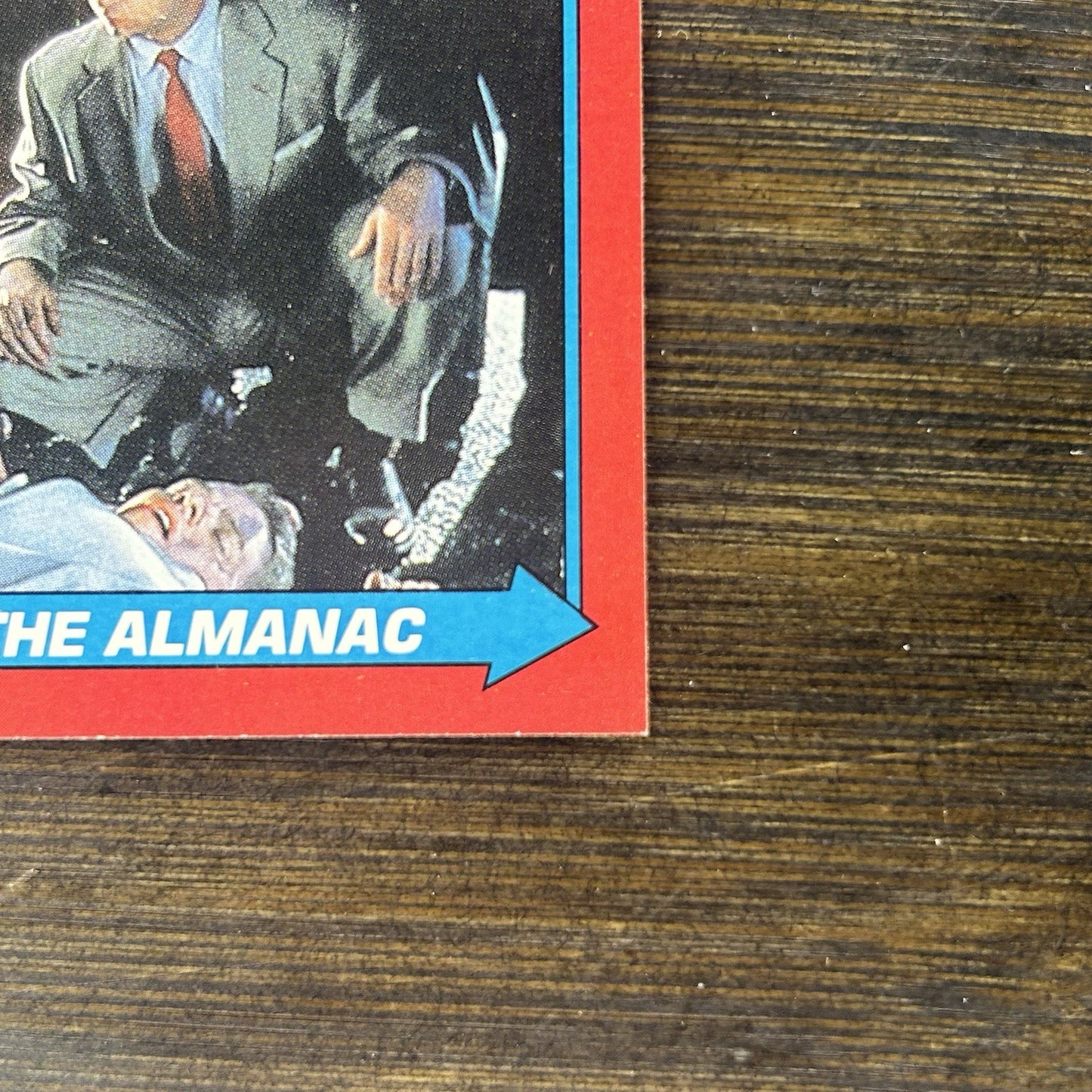 1989 Back To The Future Topps #64 Topps Trading Card "Retrieving The Almanac"5