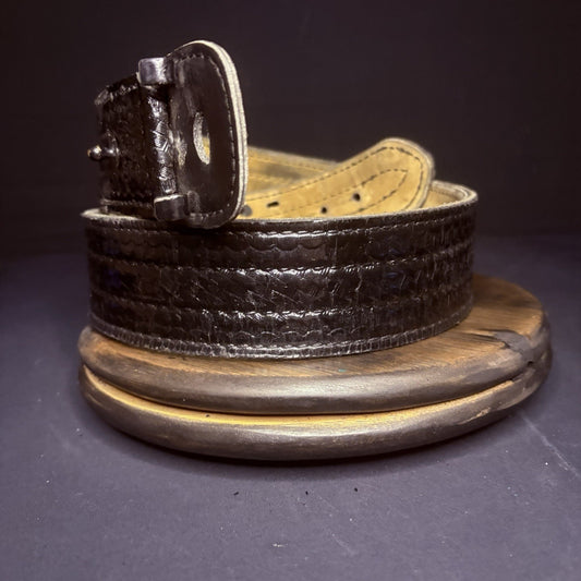 Safariland Duty Belt (Size 34") Waist Black Leather Basket Weave, Model 871