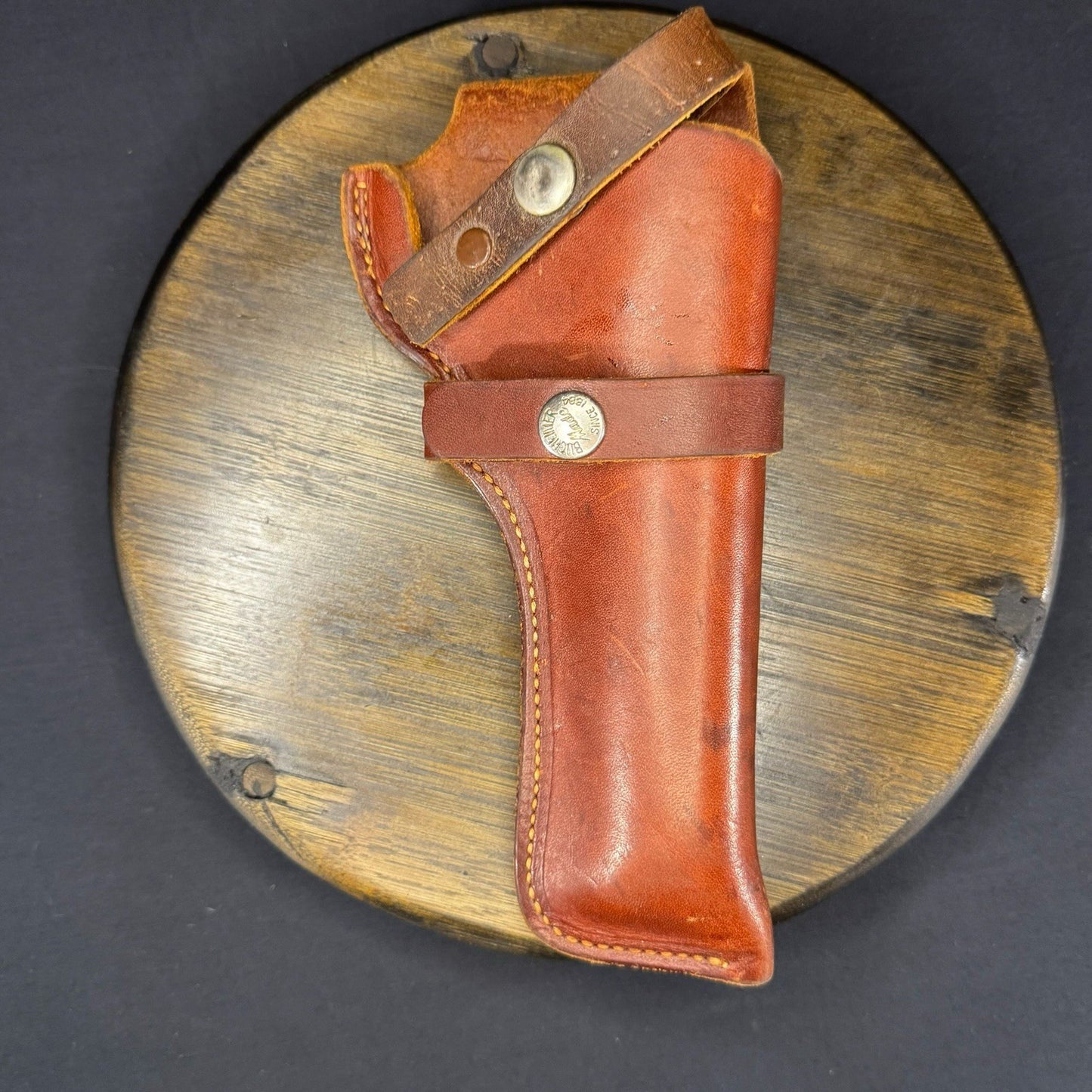 Bucheimer “Perfect Fit” #18 Tan Leather Revolver Holster5