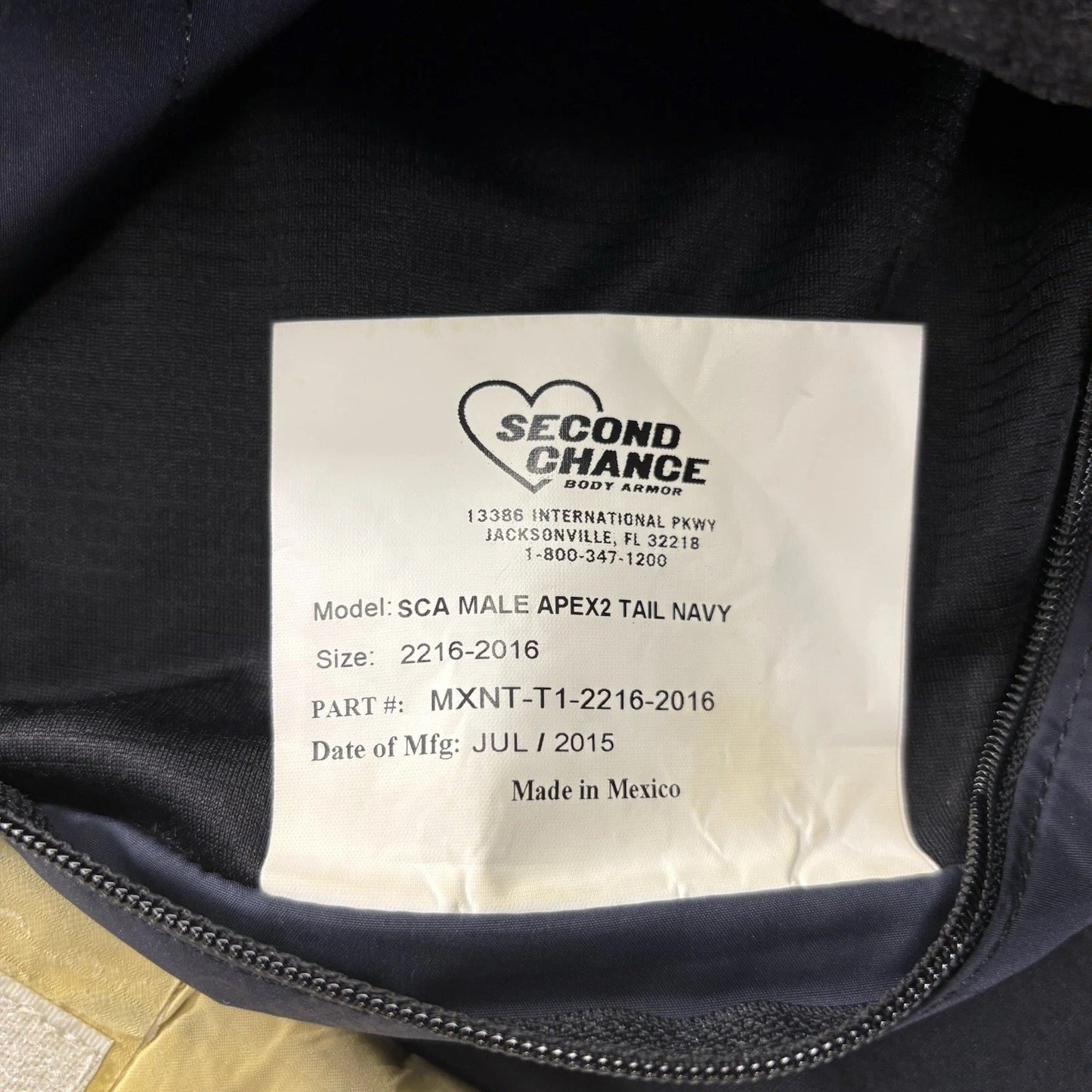 Level II(2) Bullet Proof Vest Size XL Extra Large Second Chance Concealable Vest23