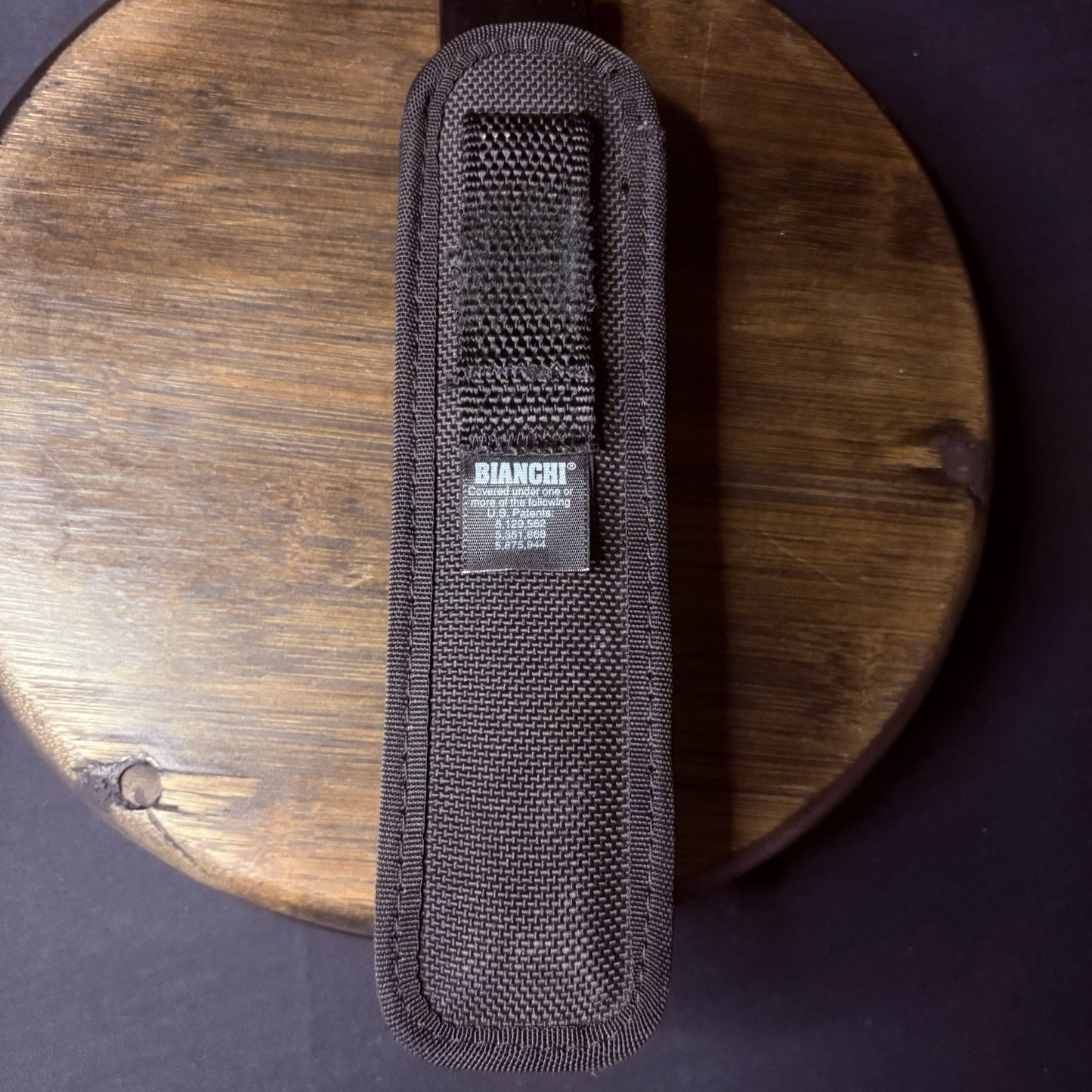 Bianchi Black Patroltek 8012 Nylon Baton Holder/ Holster Pouch Size 26"5