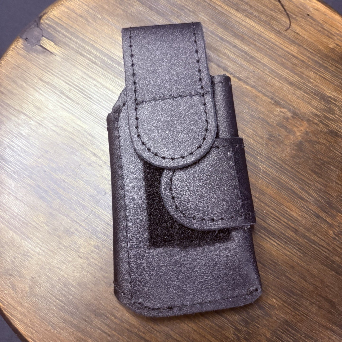 Safariland 123 Horizontal Single Magazine Holder Leather GLOCK 17, Beretta, S&W14