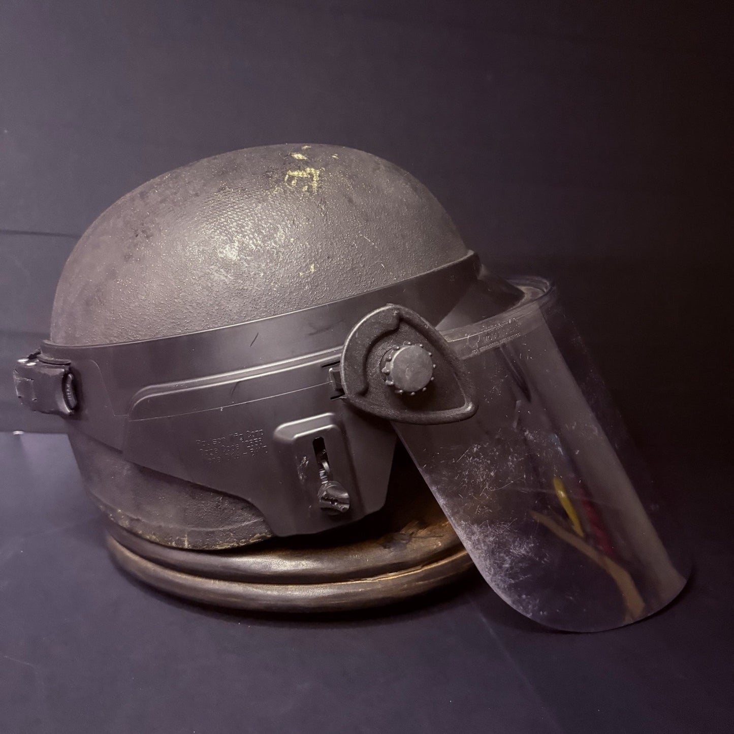 Aetco 3A IIIA Ballistic Helmet Size Large Bullet Proof w/Removable Face Shield5