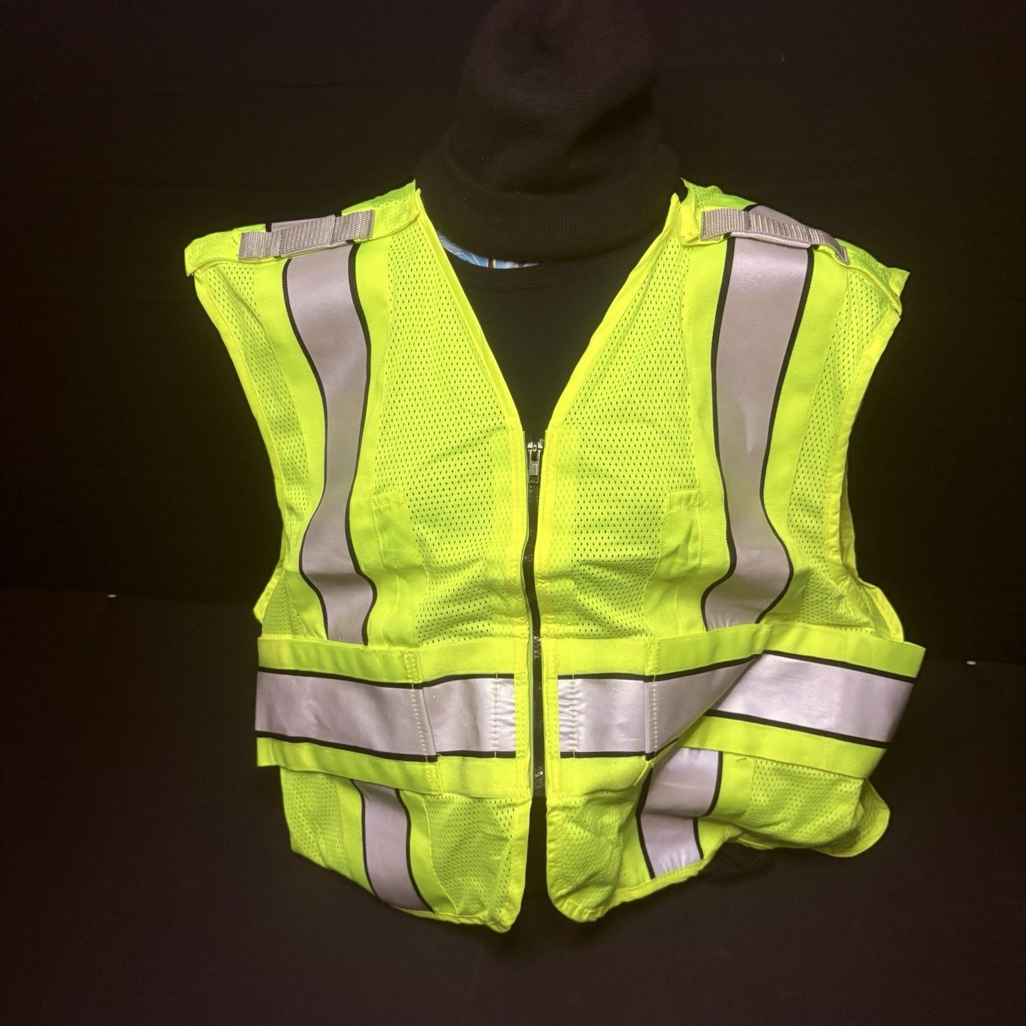Public Safety Uniform Utility Vest (Size XXL) Reflective Police Safety Vest6