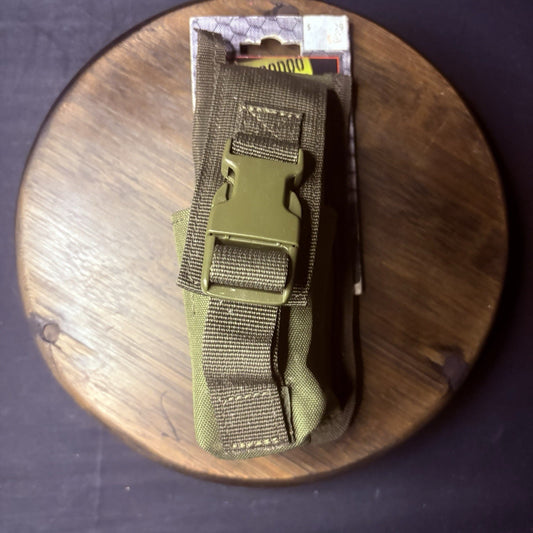 Voodoo Tactical M84 FlashBang Pouch Green Nylon W/Clip1