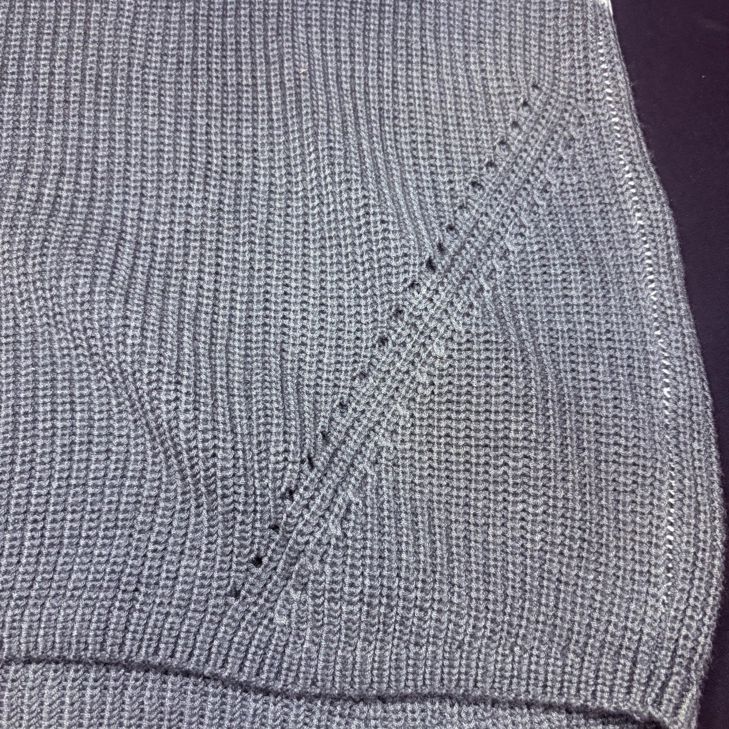 NEW Matty M Women's XXL Colorblock Sweater Polyester Crewneck (Grey, Blue,White)8