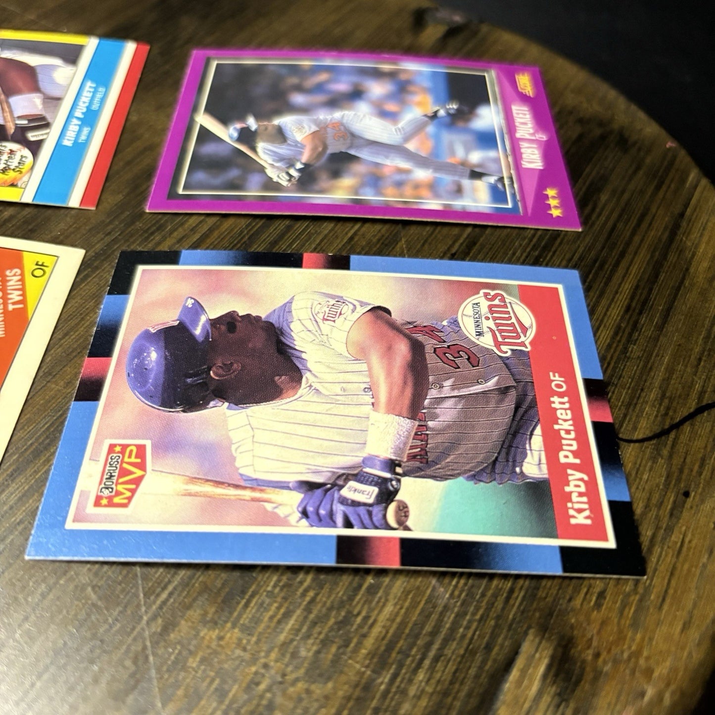 Kirby Puckett 8 Card Lot MLB Mint Condition 23