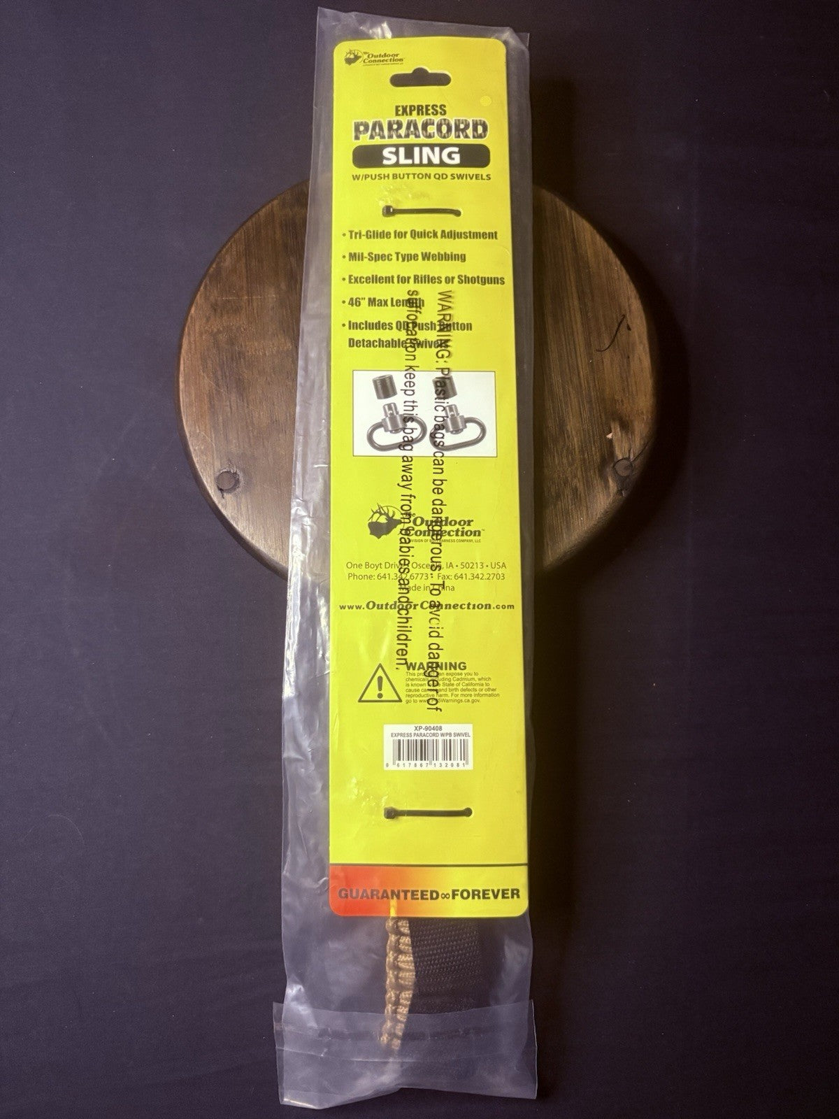 Paracord Rifle Sling Coyote Brown Sling W/ QD Swivels By The Outdoor Connection7