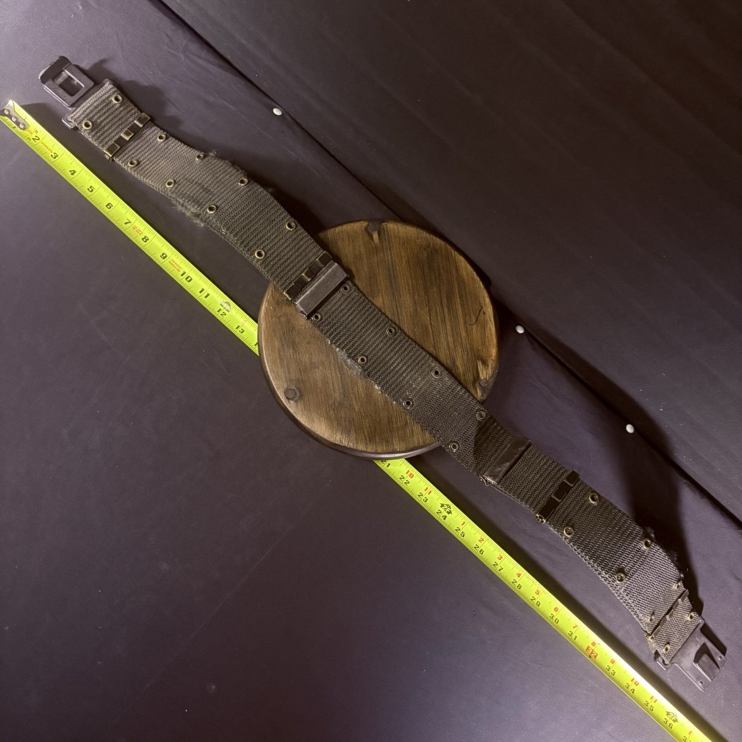 Vintage US Military Pistol Belt Size Large Quick Release Metal Buckle8