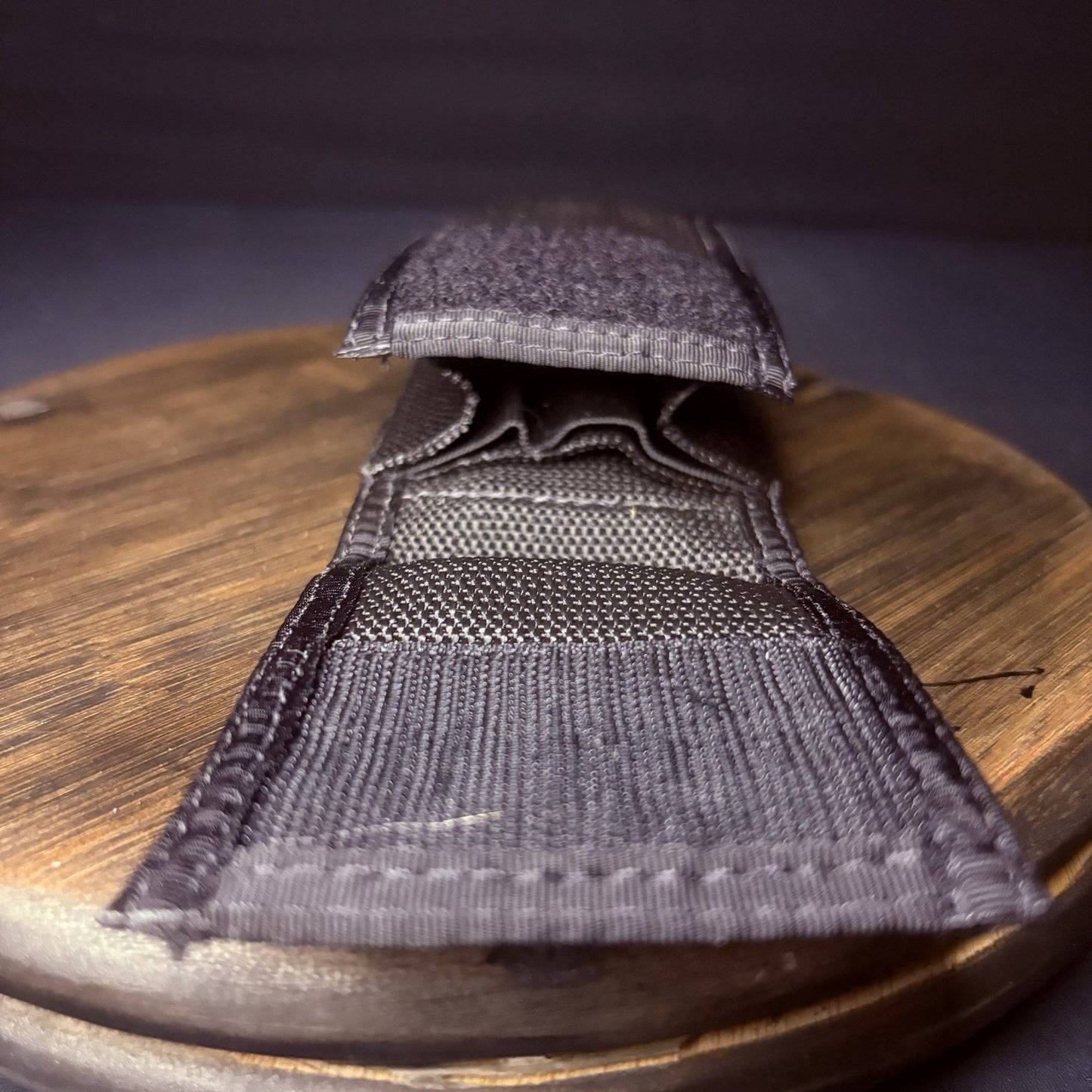 Nylon Pouch Black With Elastic Pockets And Belt Loop8