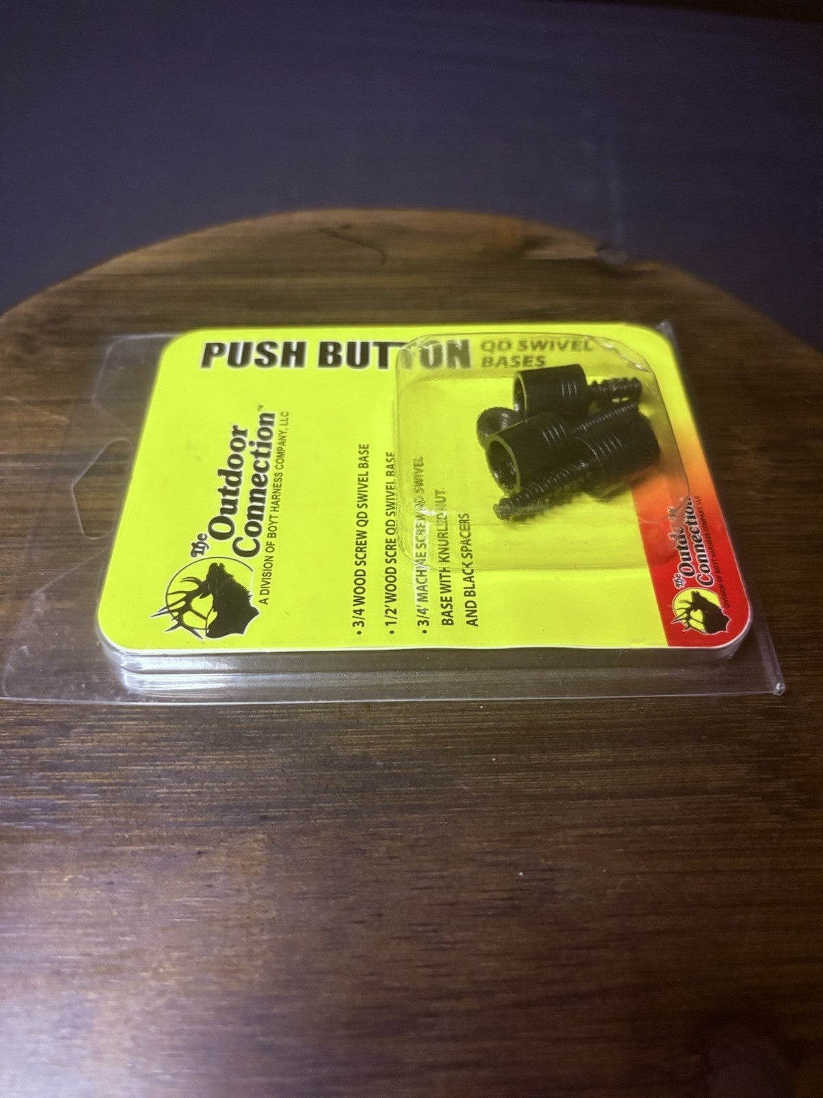 Outdoor Connection Push Button QD Swivel Bases Pack Of (3) For Wood Stock Rifles7