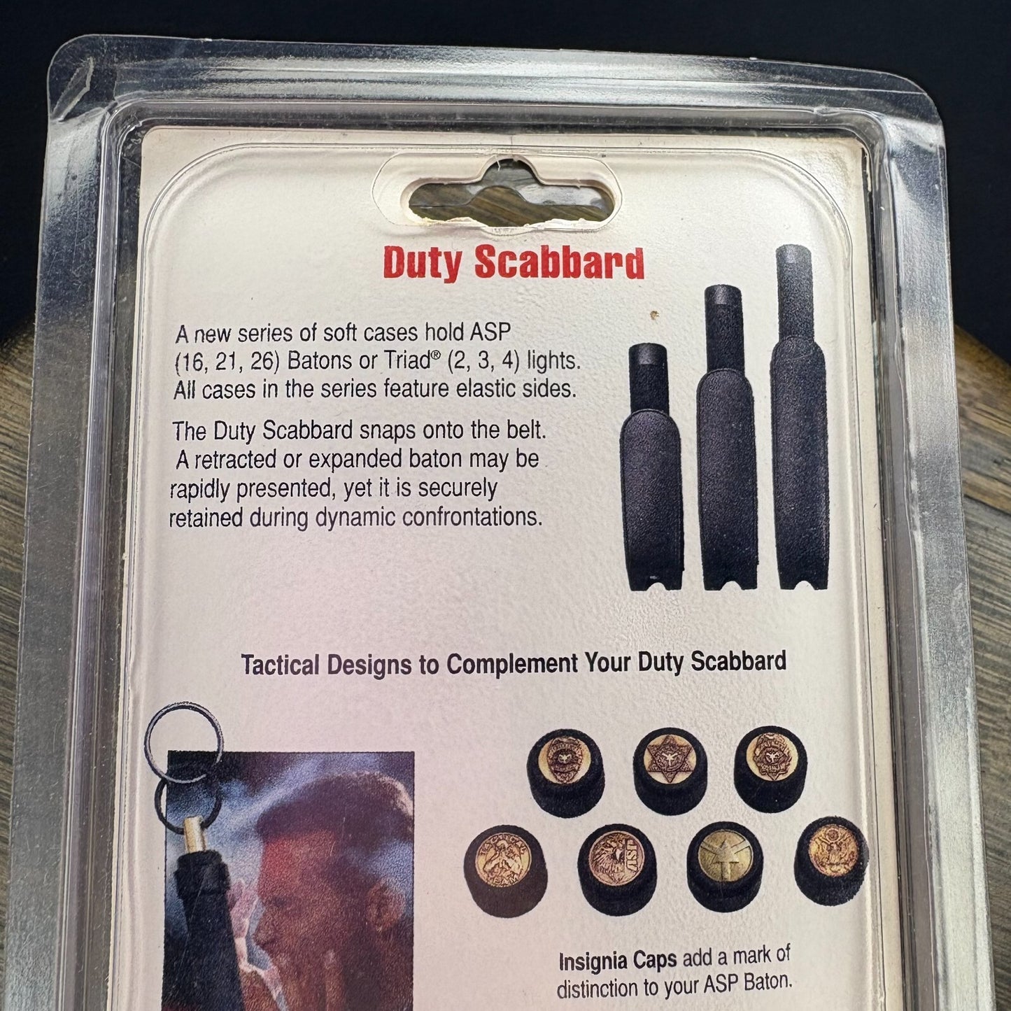 ASP Leather Duty Scabard/ Holster For 16” FrictionLoc Or Triad Flashlight9