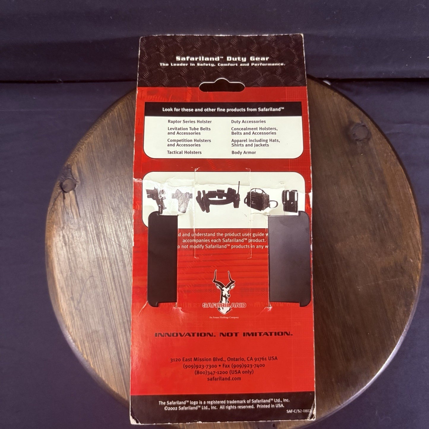 Safariland 35 Baton Holder Plain Black For 16" Foam Handle Batons 35-F16-27