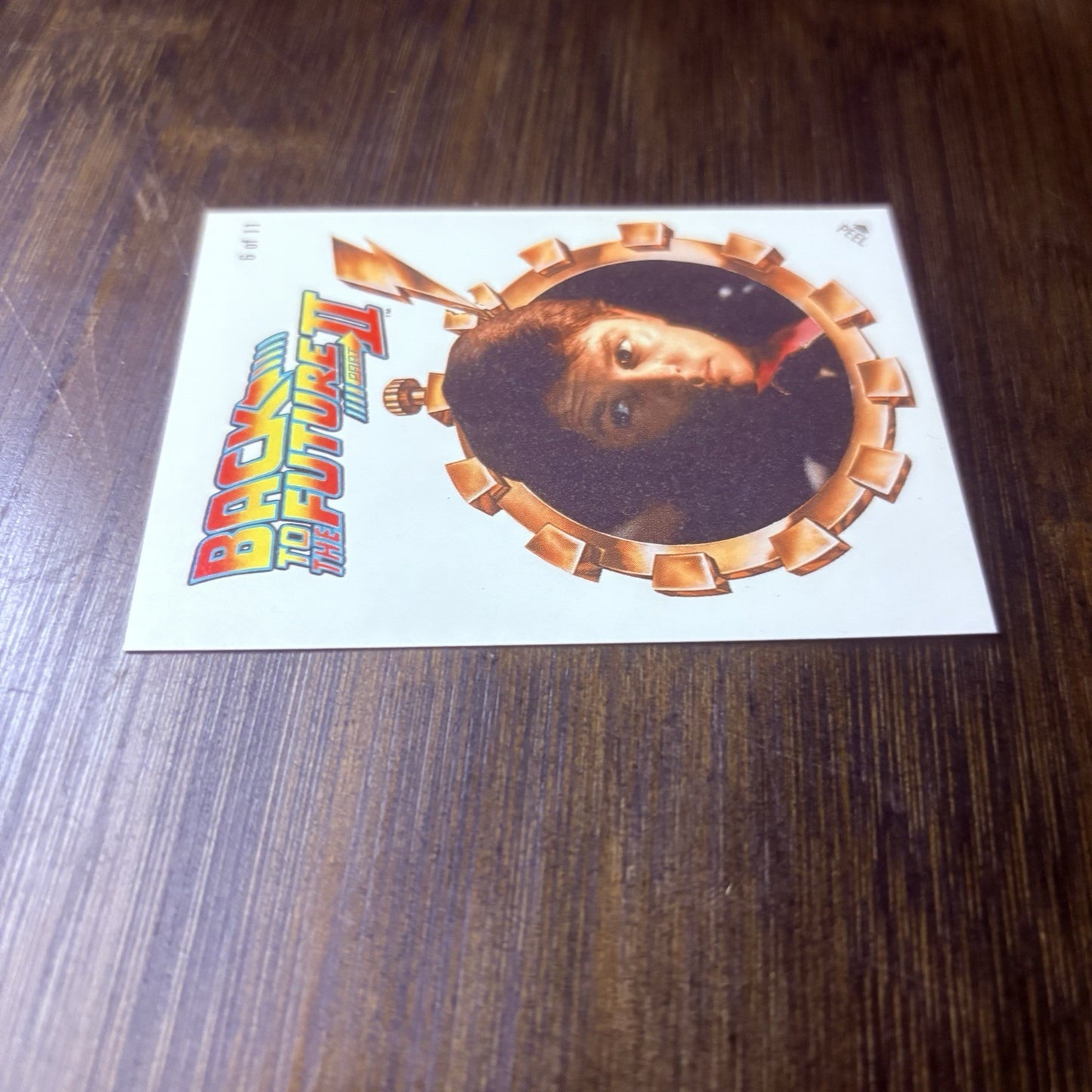 1989 Topps Back to the Future II Sticker Card #6 of 11, High Grade See Photos9