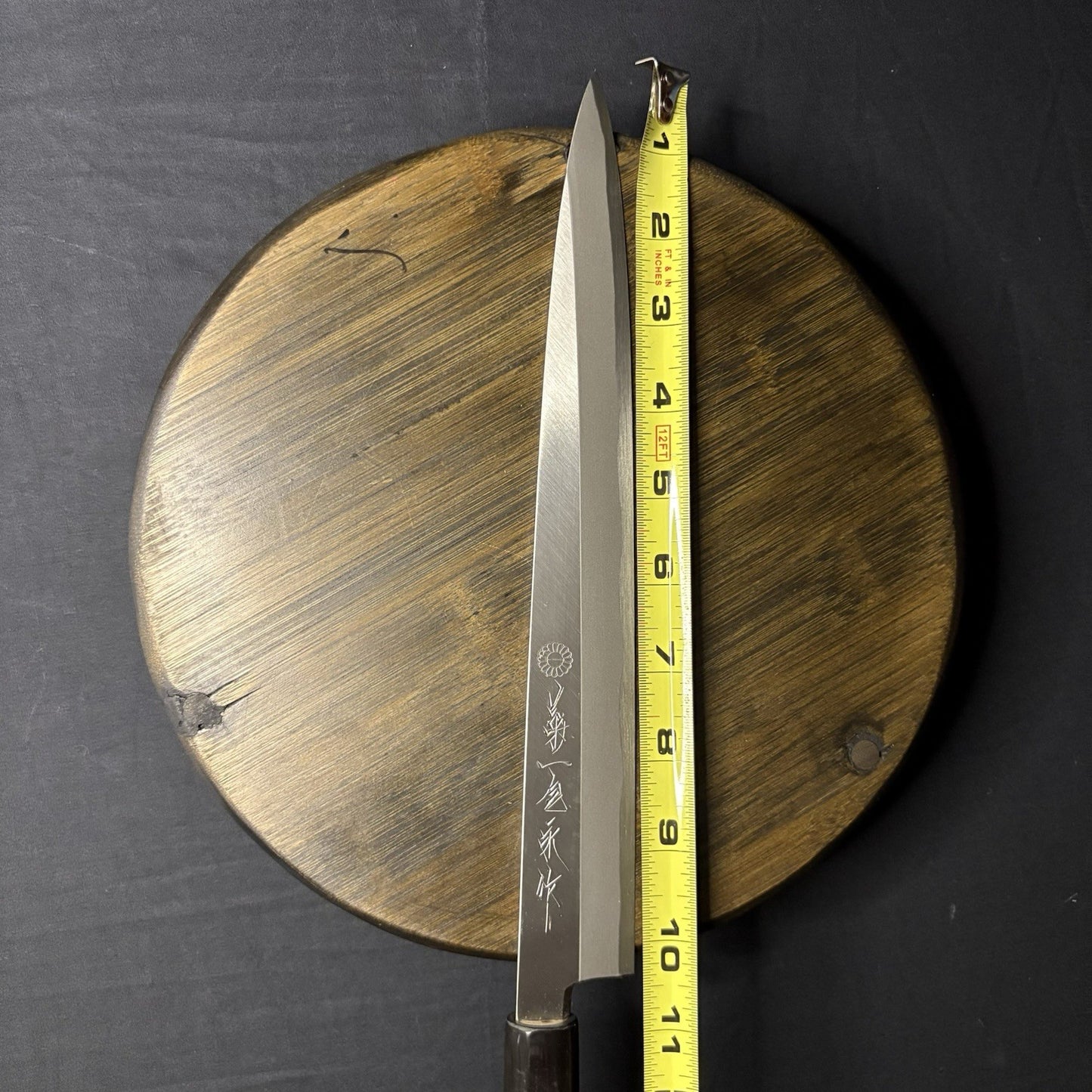 Kikuichi Japanese Chef Knife Kasumitogi Yanagi Sashimi Knife YKT27 10.5” 27cm18