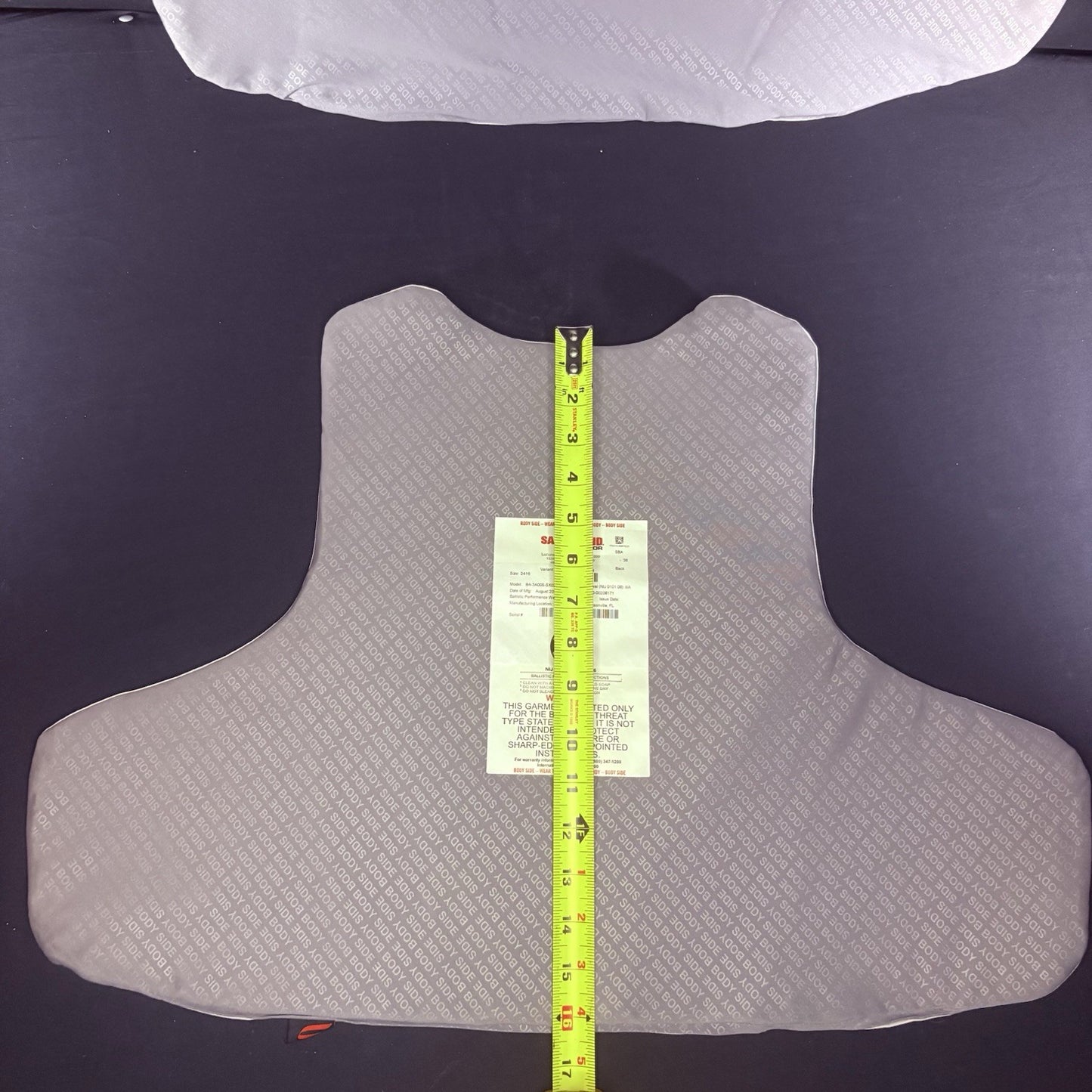 Safariland 2023 SX Bullet Proof 3A Panels Size XXL Thinnest IIIA Ballistic Armor11