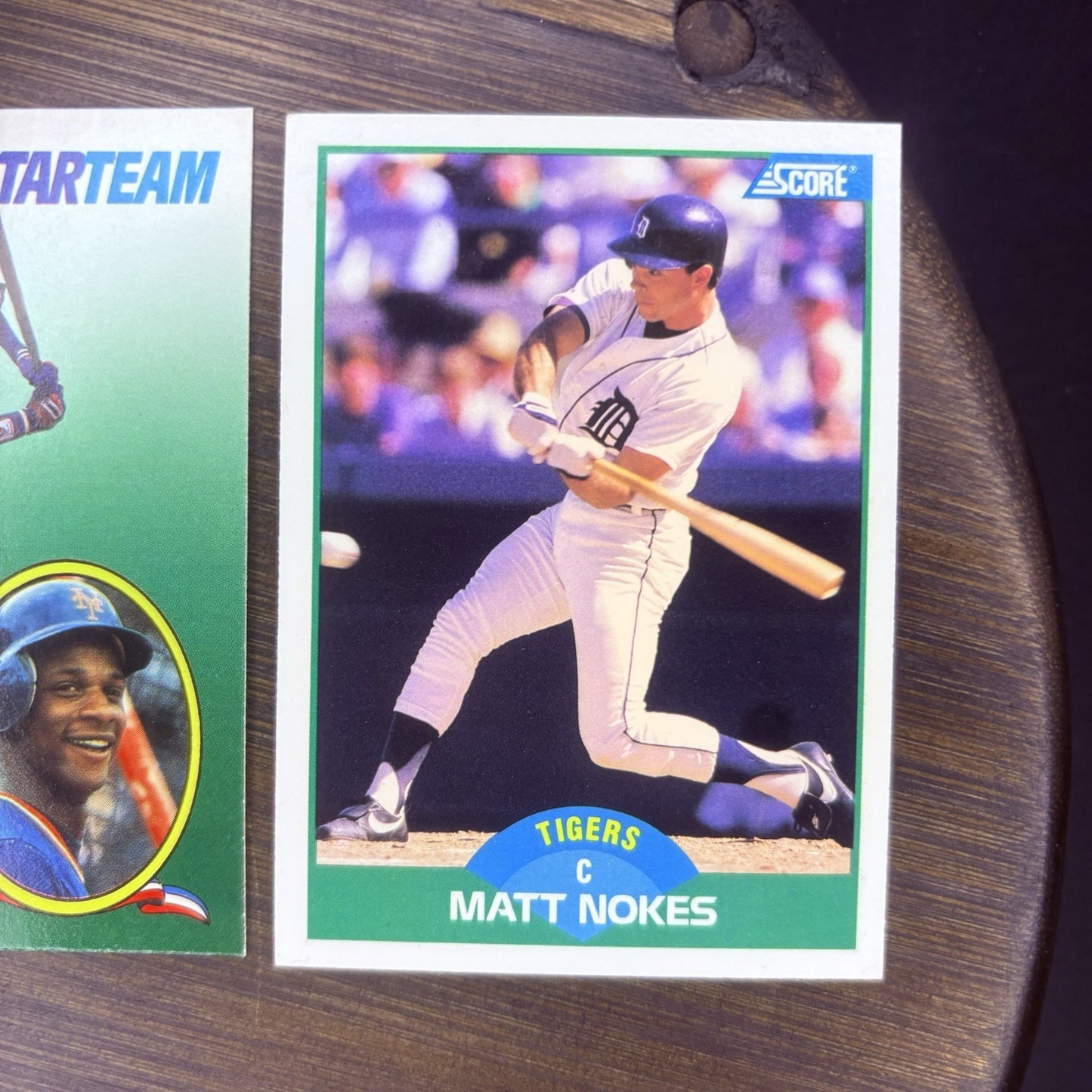 1989 Darryl Strawberry, Damon Berryhill, Matt Nokes (3) High Grade Trading Card 6