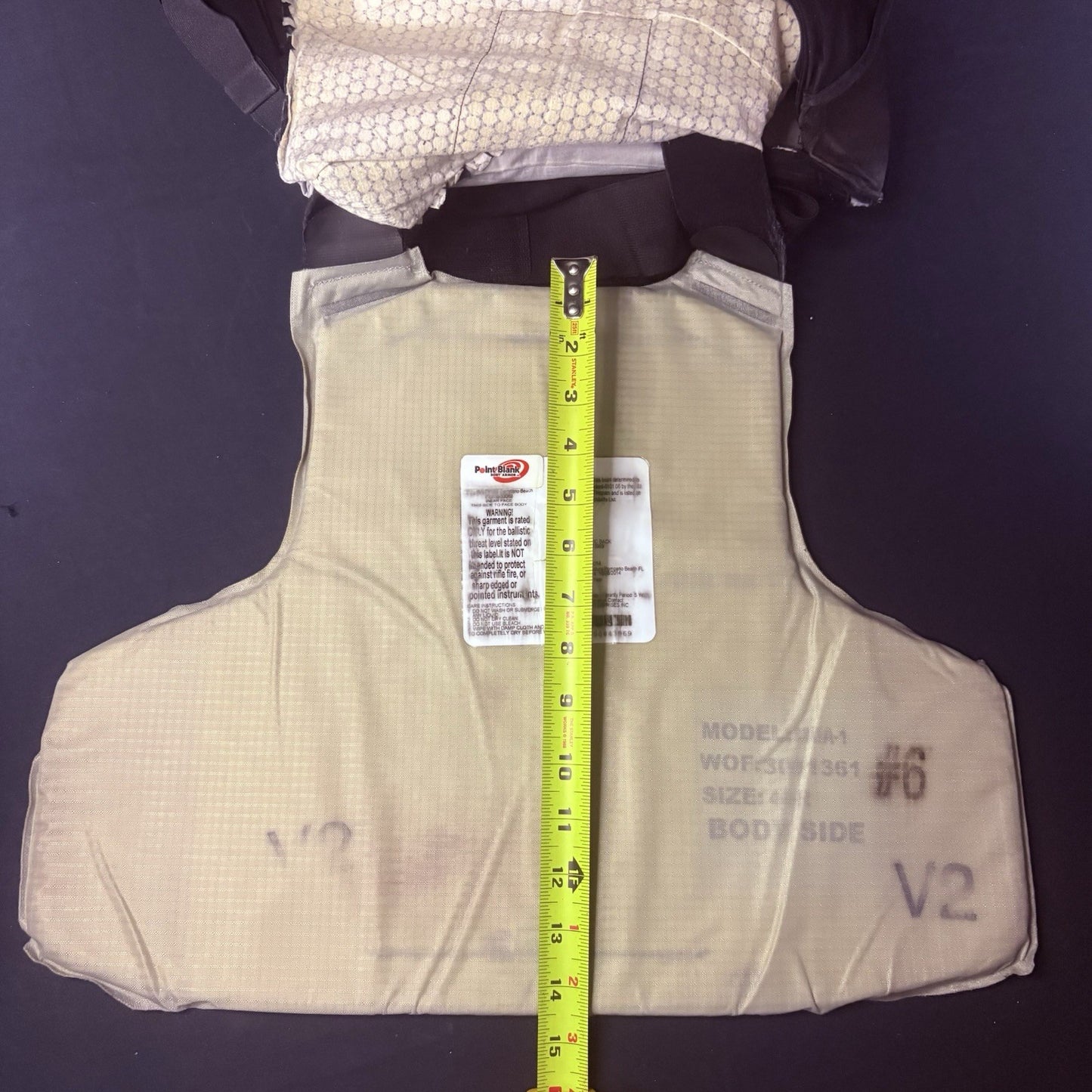 PB 3A Vest Size Medium IIIA Ballistic Concealable Bullet Proof12