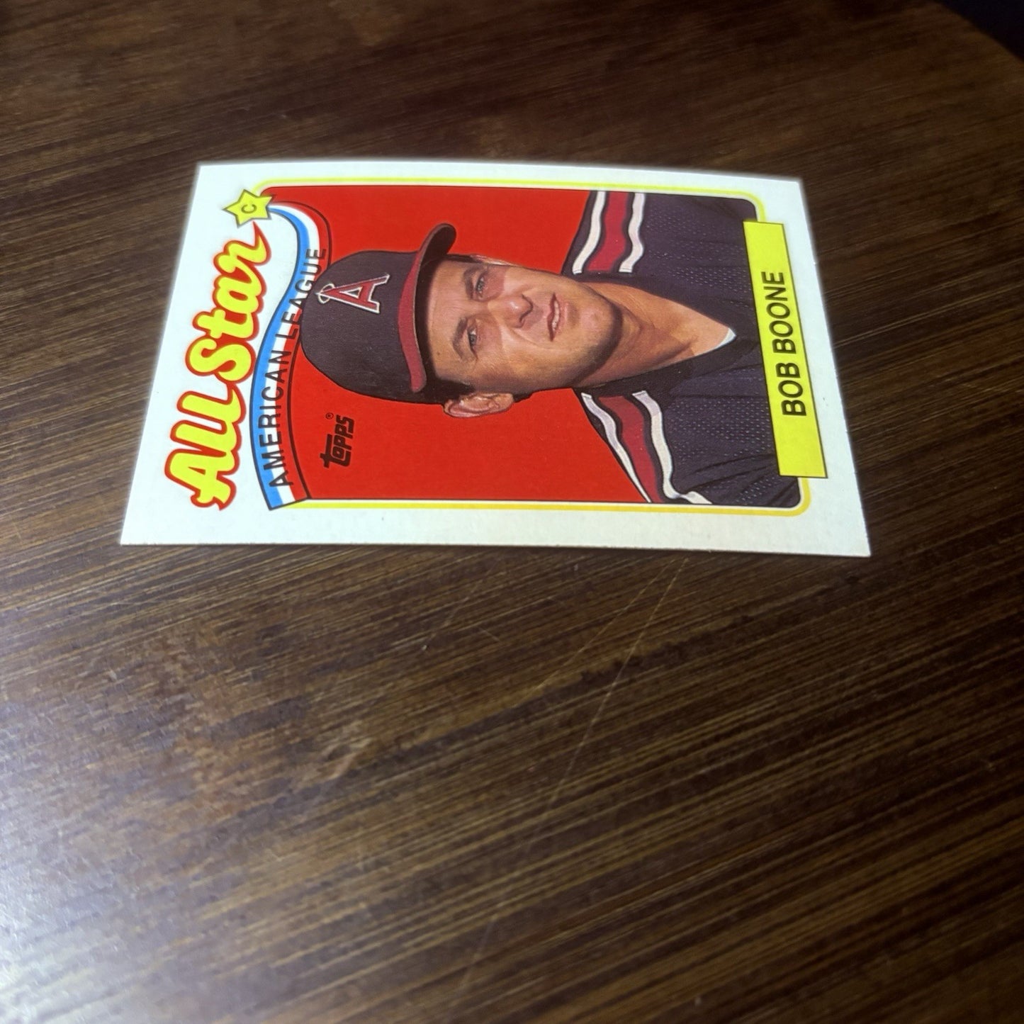 1989 Topps Bob Boone California Angels #404 High Grade See Photos5