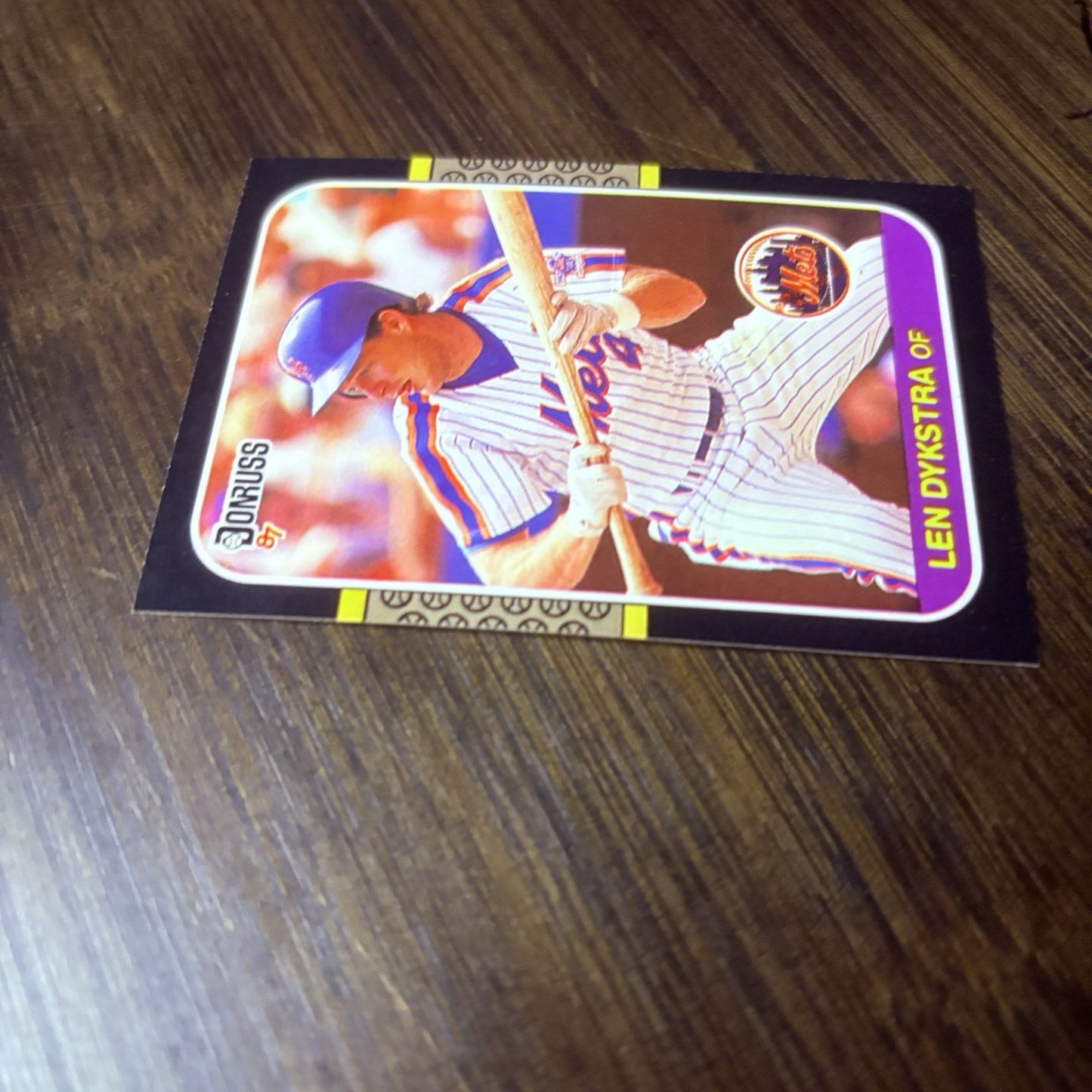 Len Dykstra 1987 Donruss #611 HOF New York Mets High Grade See Photos5