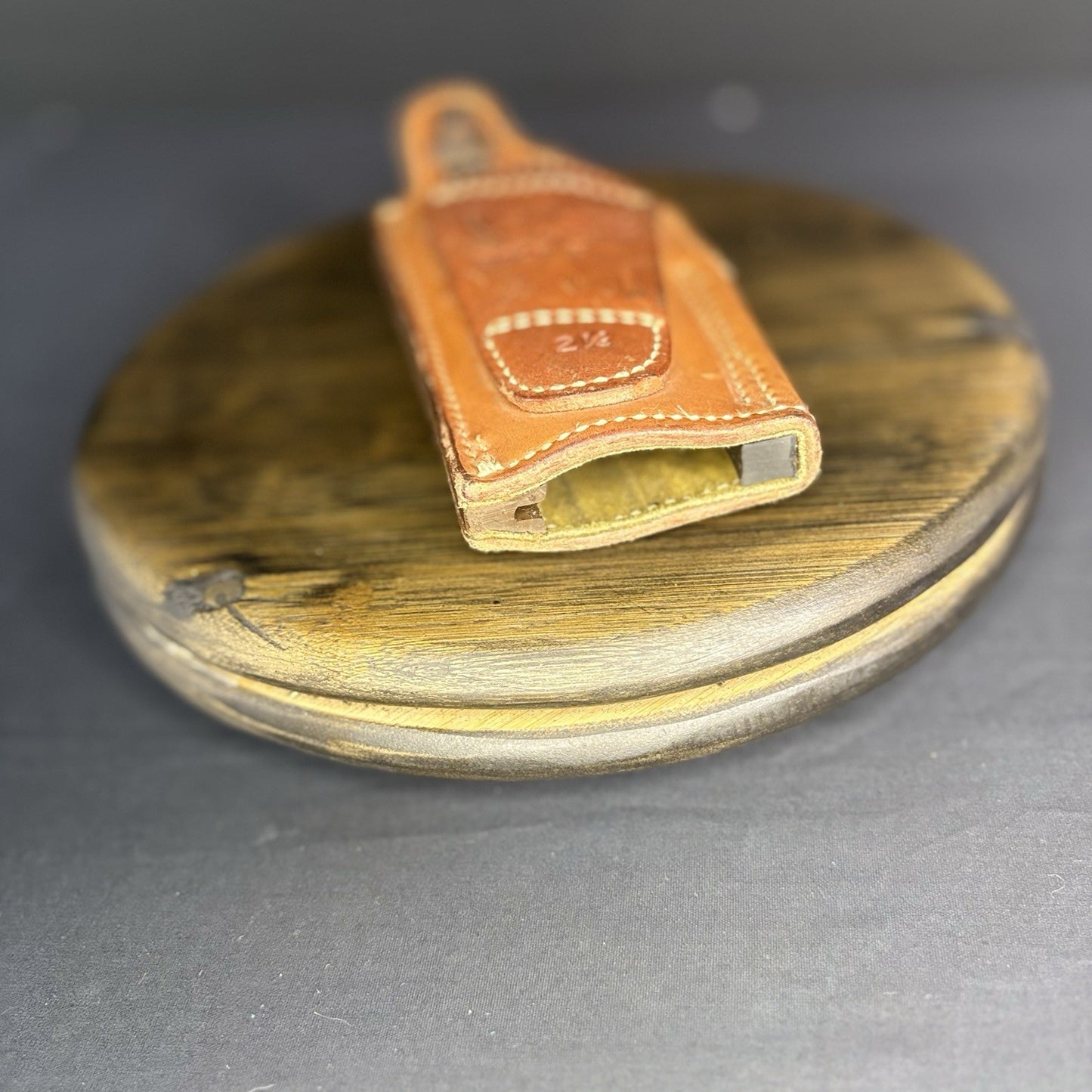 Safariland #2 Brown Leather Holster For Colt G Pistols 2 1/4" Belt Loop RH16