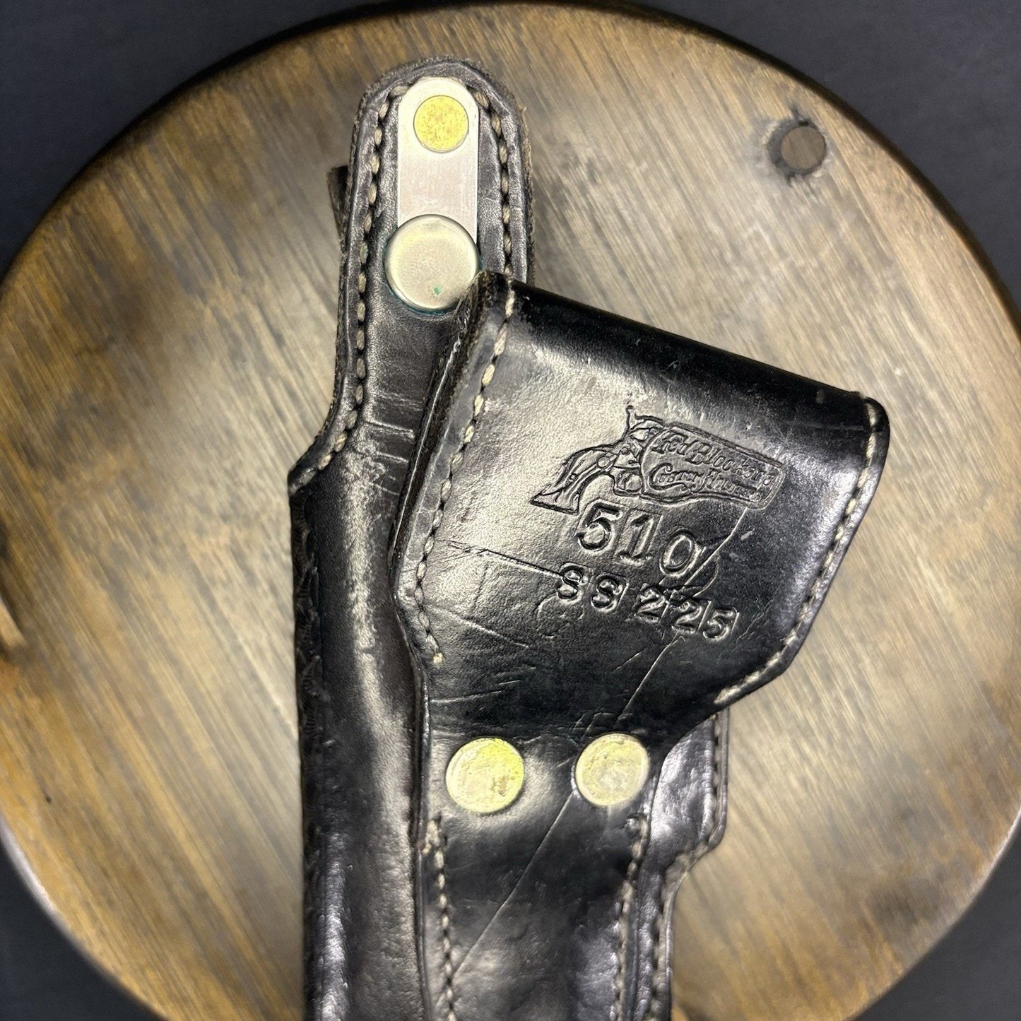 Ted Blockers Black Leather Basket Weave Sig Sauer P225 Holster13