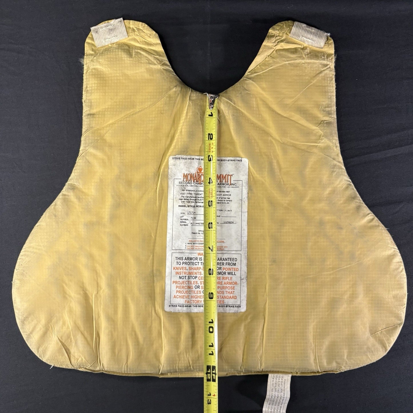 Second Chance 3A (IIIA) Bullet Proof Vest Size Small Concealable Body Armor23