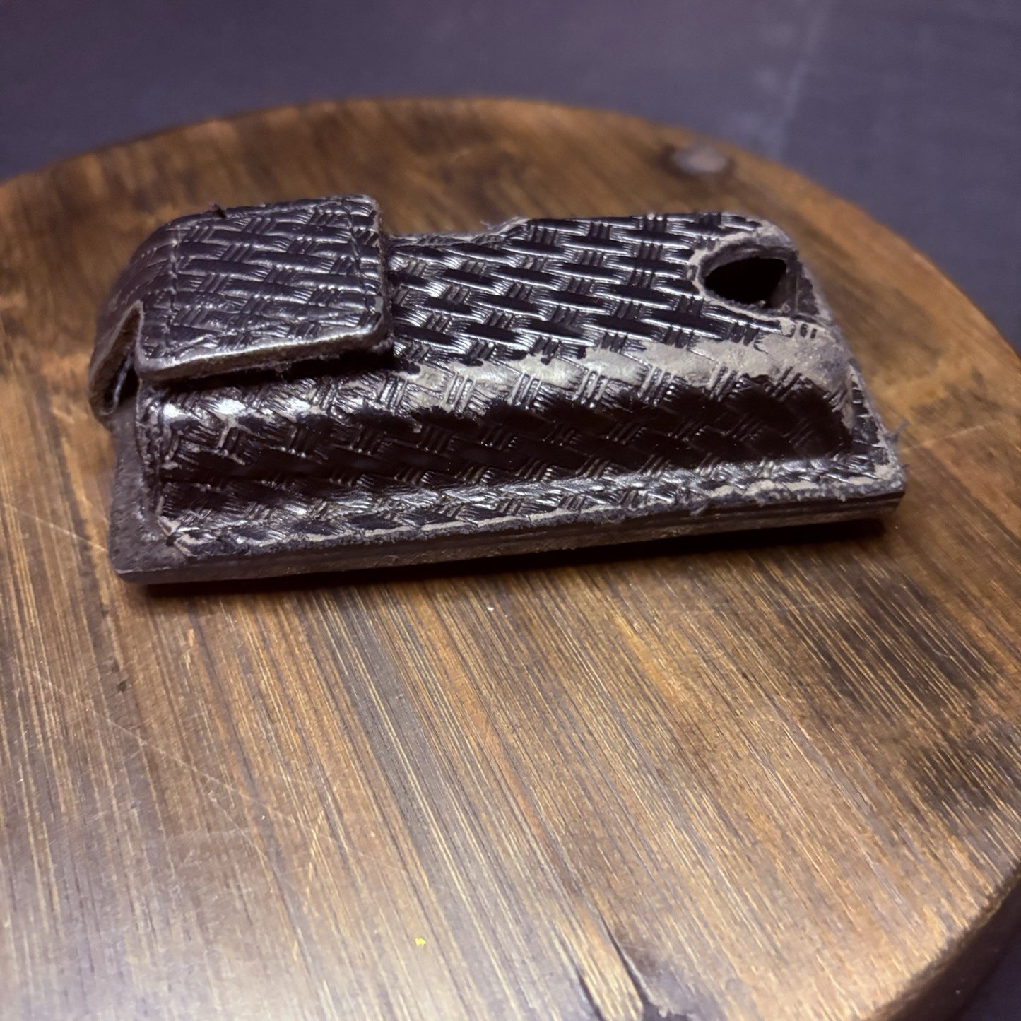 Voice Recorder Leather Pouch Case w/ Belt Clip Olympus Puma II/2 Leather Holster7