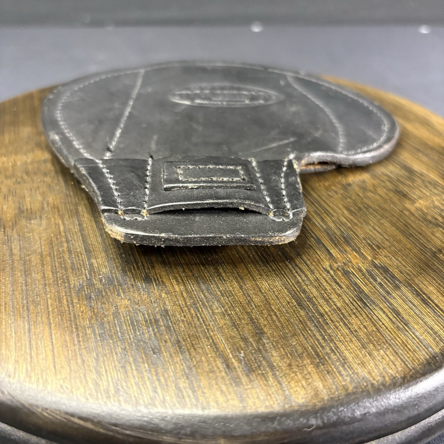 VTG Black Pager Pal Concealed Carry Genuine Leather Holster Right Handed9