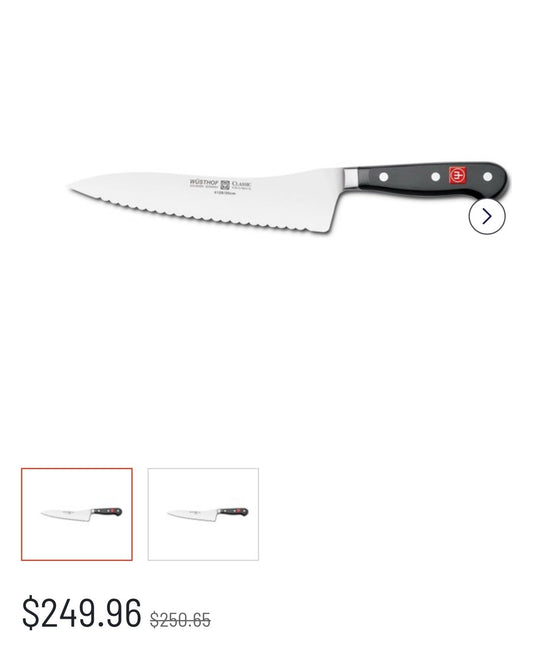 Wüsthof Classic 8 Inch Offset Deli Knife 412871