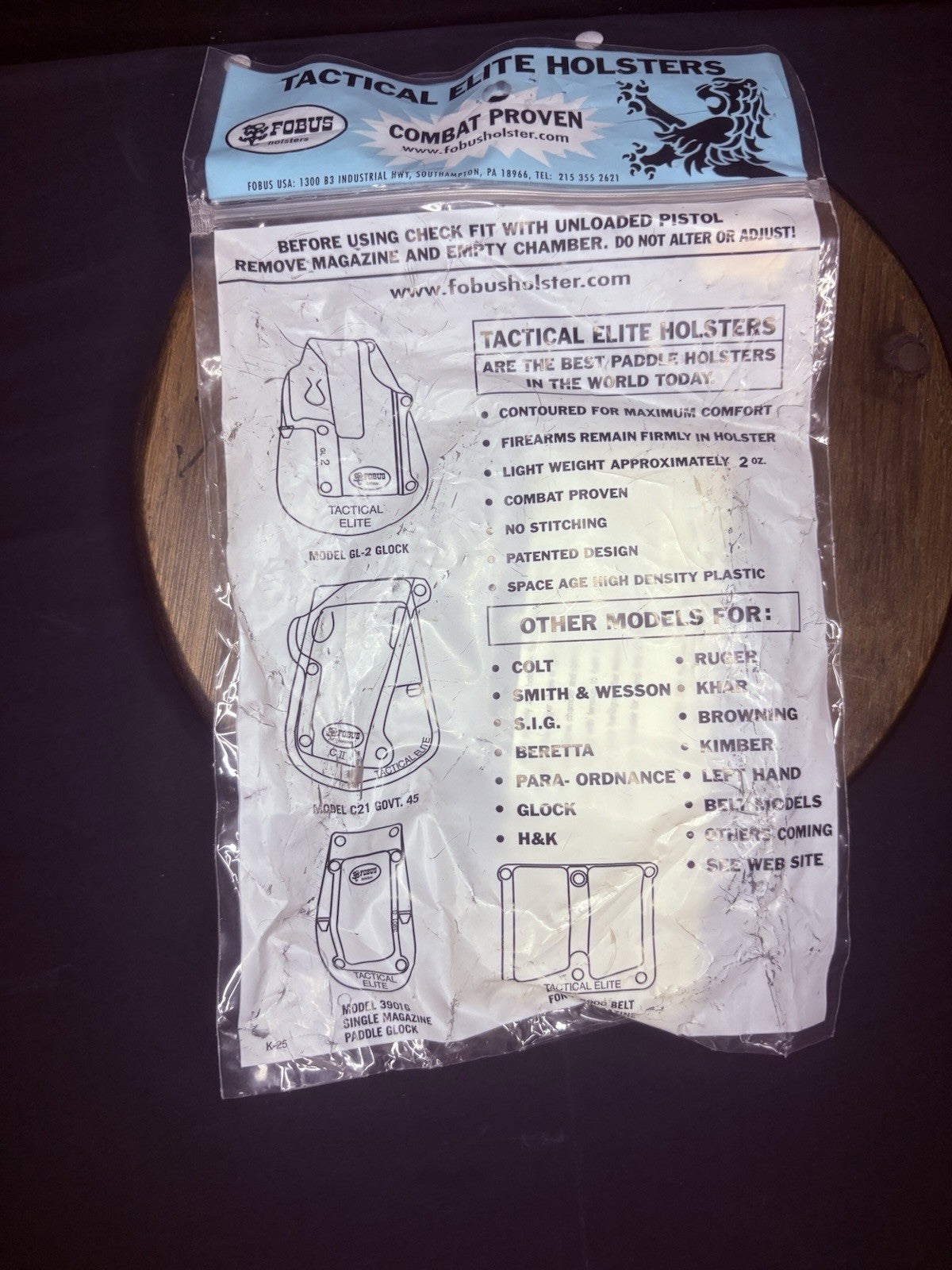 Fobus Paddle Holster for Sig P230 & P232 Right Hand (SG3)12