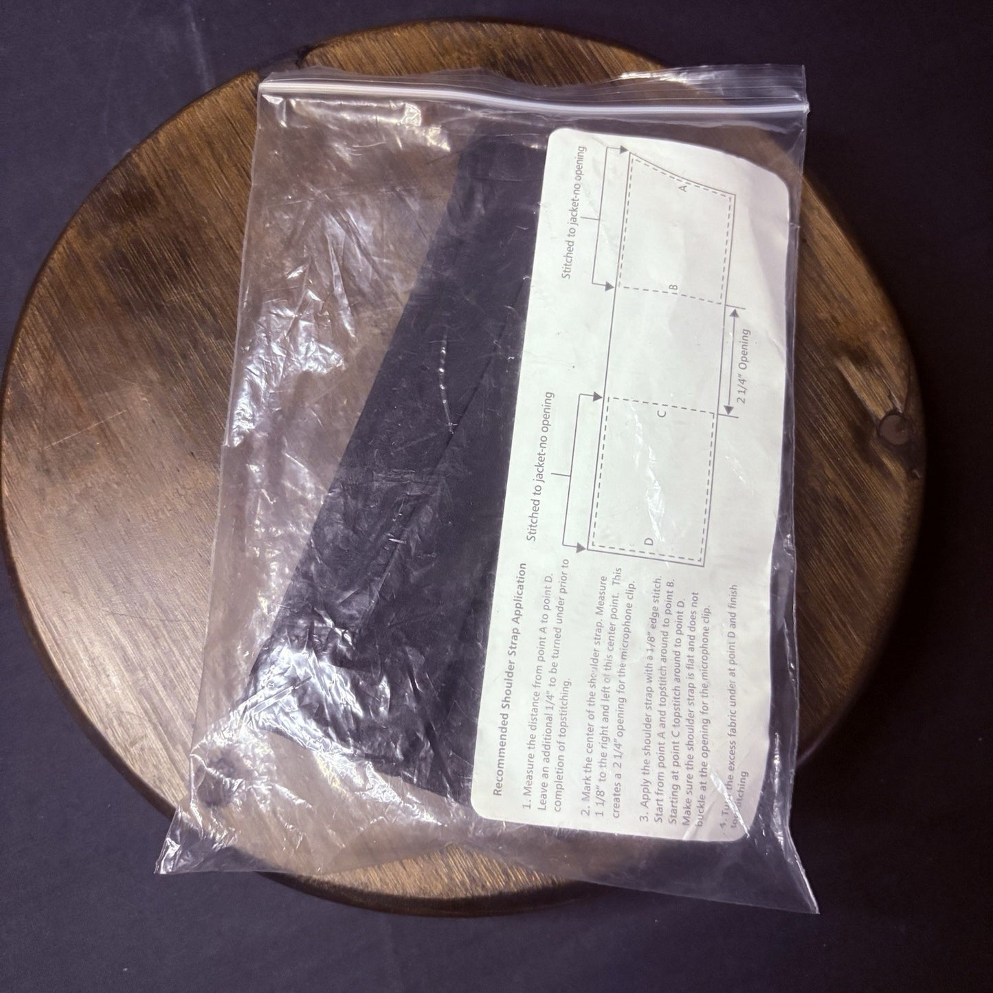 Sew-In Shoulder Straps For Jacket 10