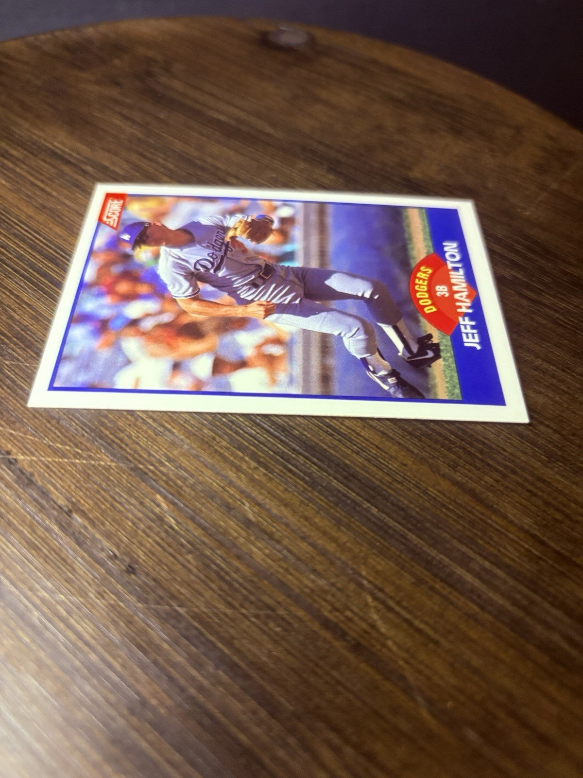 1989 Score Jeff Hamilton A Los Angeles Dodgers #570 High Grade Baseball Card5